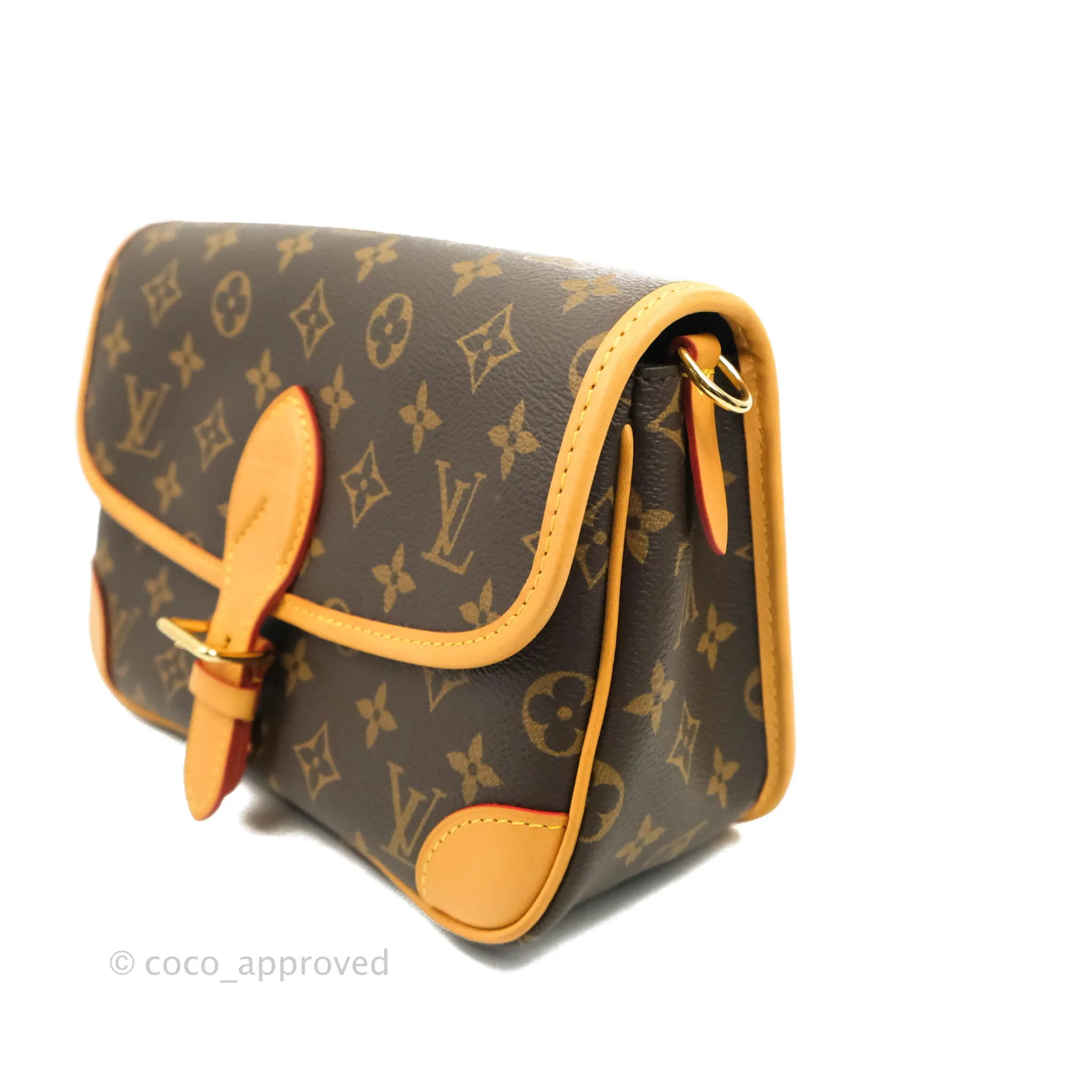 Louis Vuitton Diane Satchel Monogram Canvas with Jacquard Strap