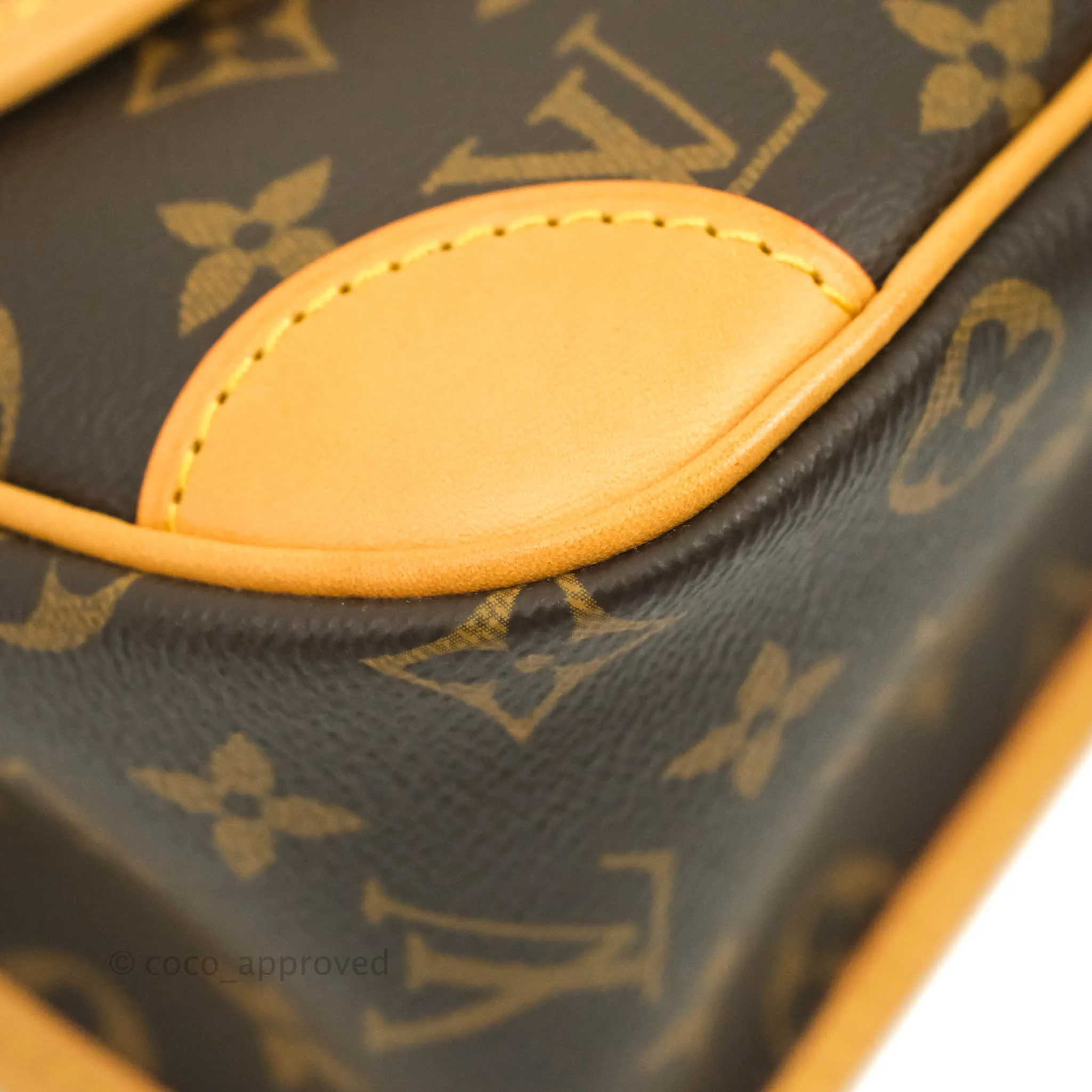 Louis Vuitton Diane Satchel Monogram Canvas with Jacquard Strap