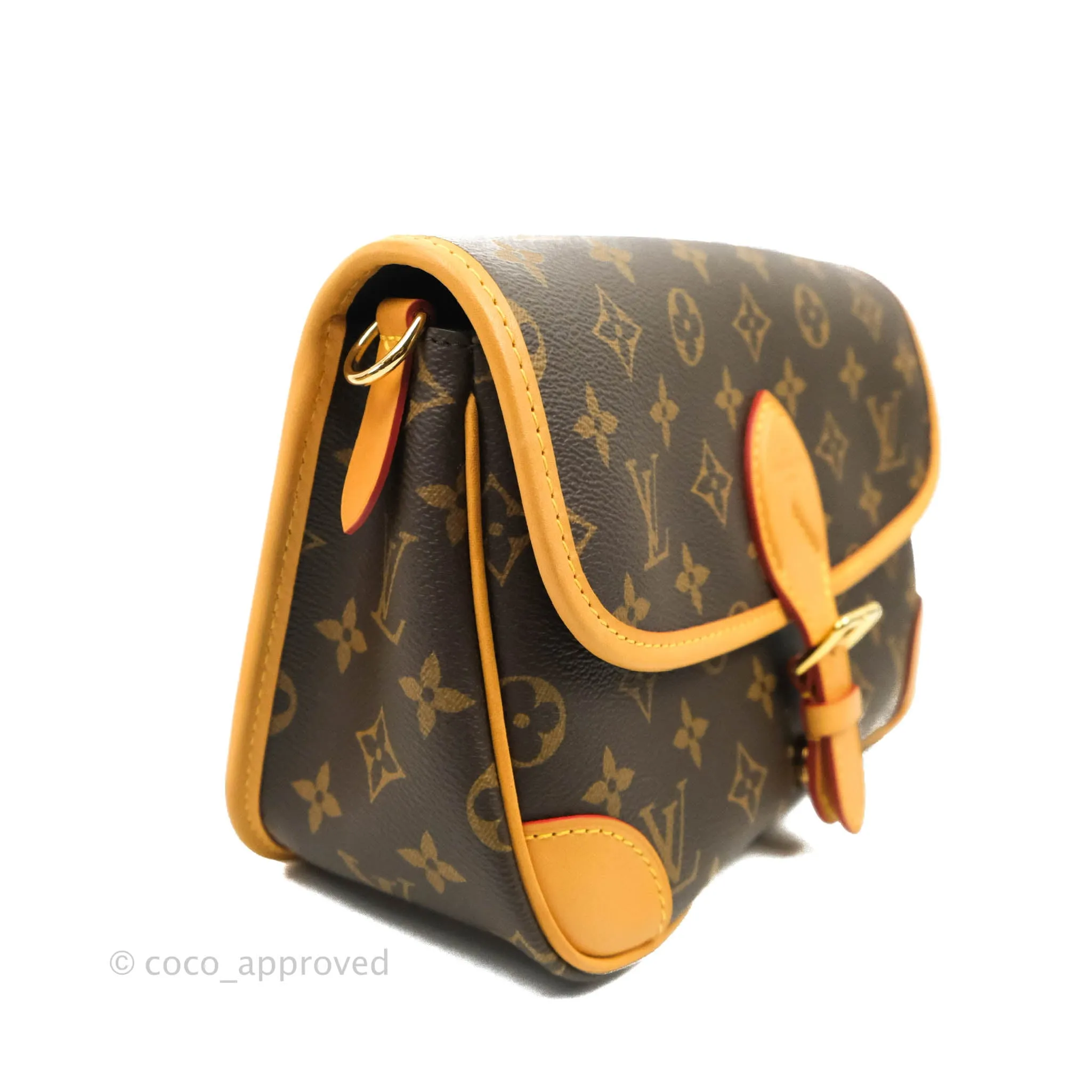 Louis Vuitton Diane Satchel Monogram Canvas with Jacquard Strap