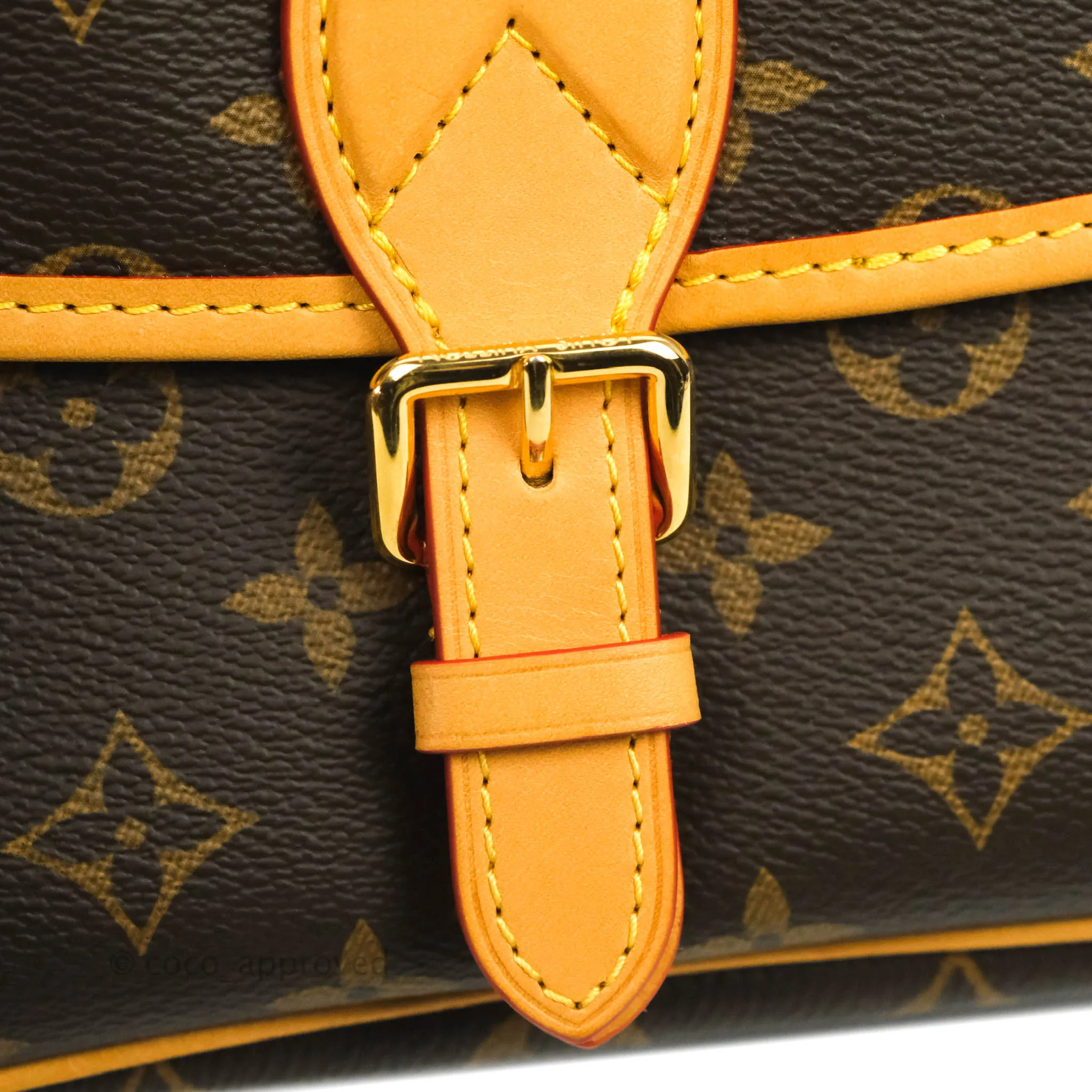 Louis Vuitton Diane Satchel Monogram Canvas with Jacquard Strap