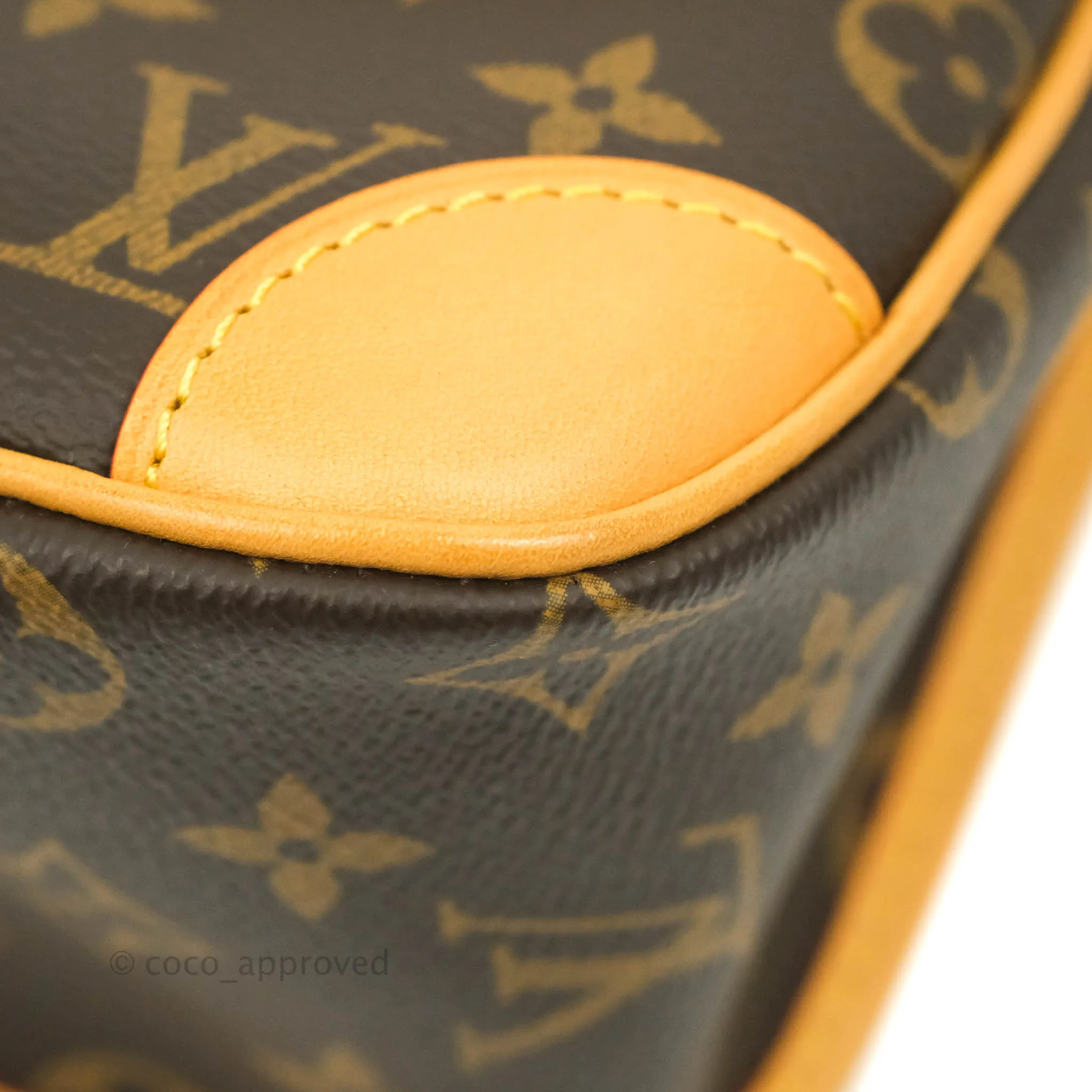 Louis Vuitton Diane Satchel Monogram Canvas with Jacquard Strap