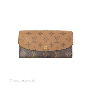 Louis Vuitton Emilie Wallet Monogram Reverse Canvas