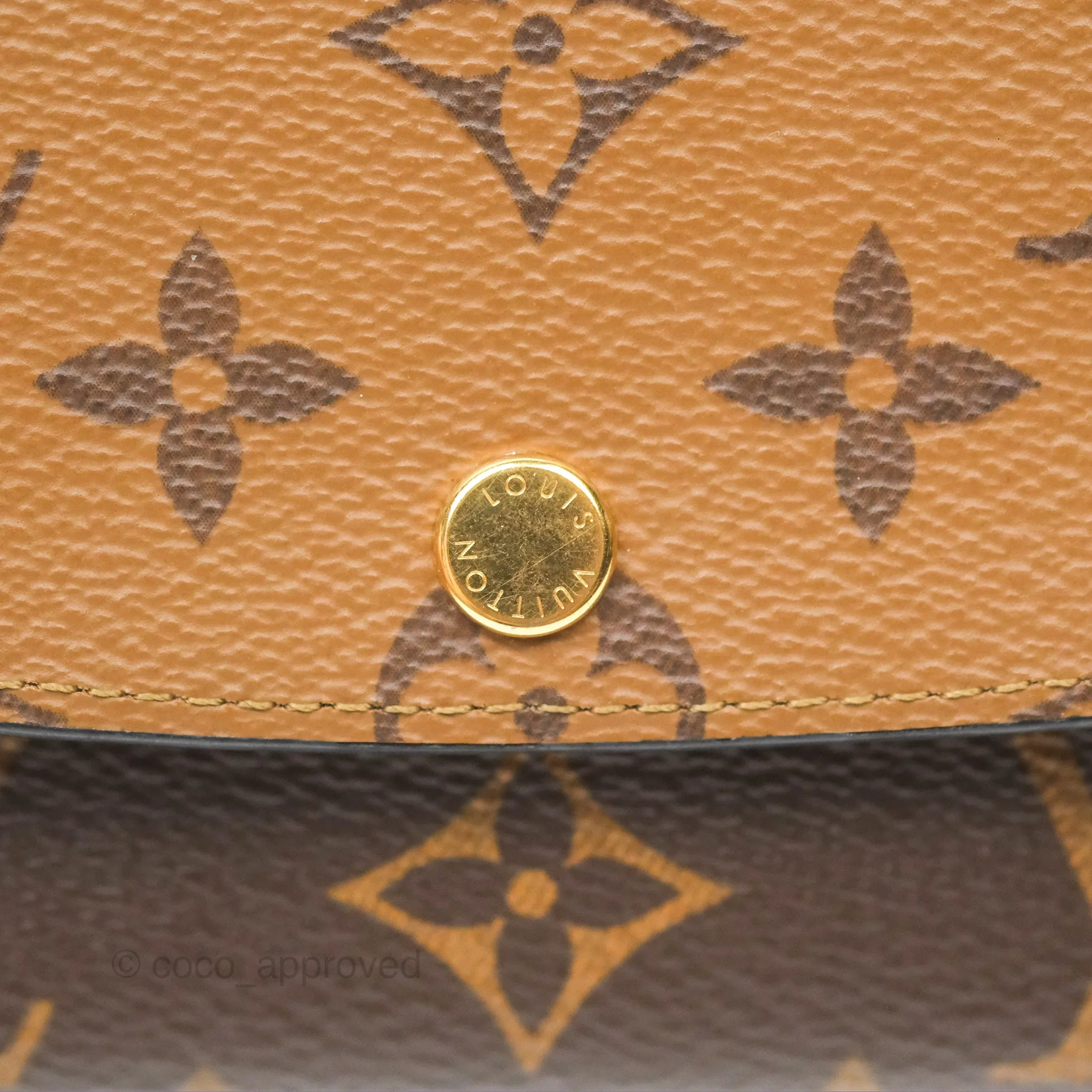 Louis Vuitton Emilie Wallet Monogram Reverse Canvas