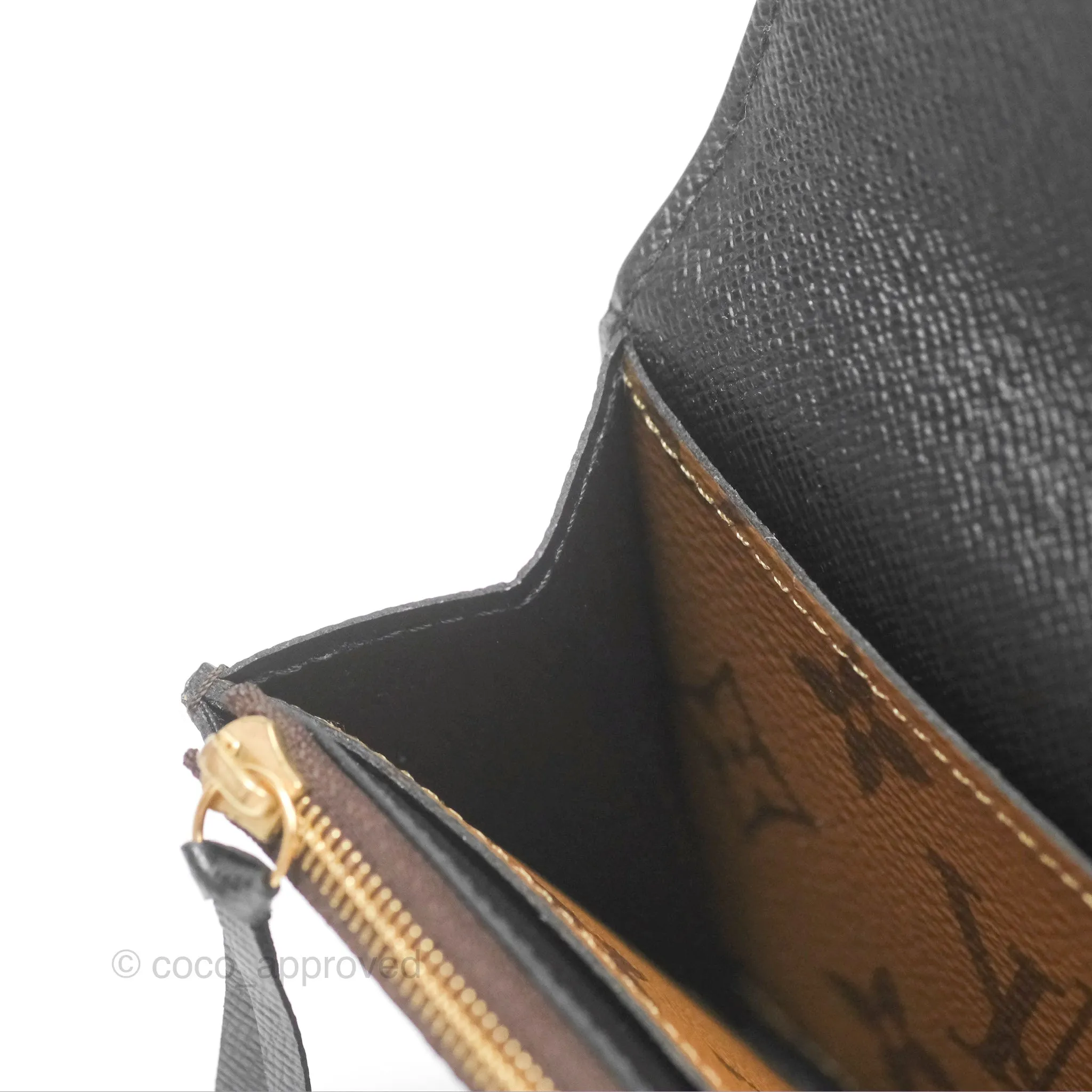 Louis Vuitton Emilie Wallet Monogram Reverse Canvas
