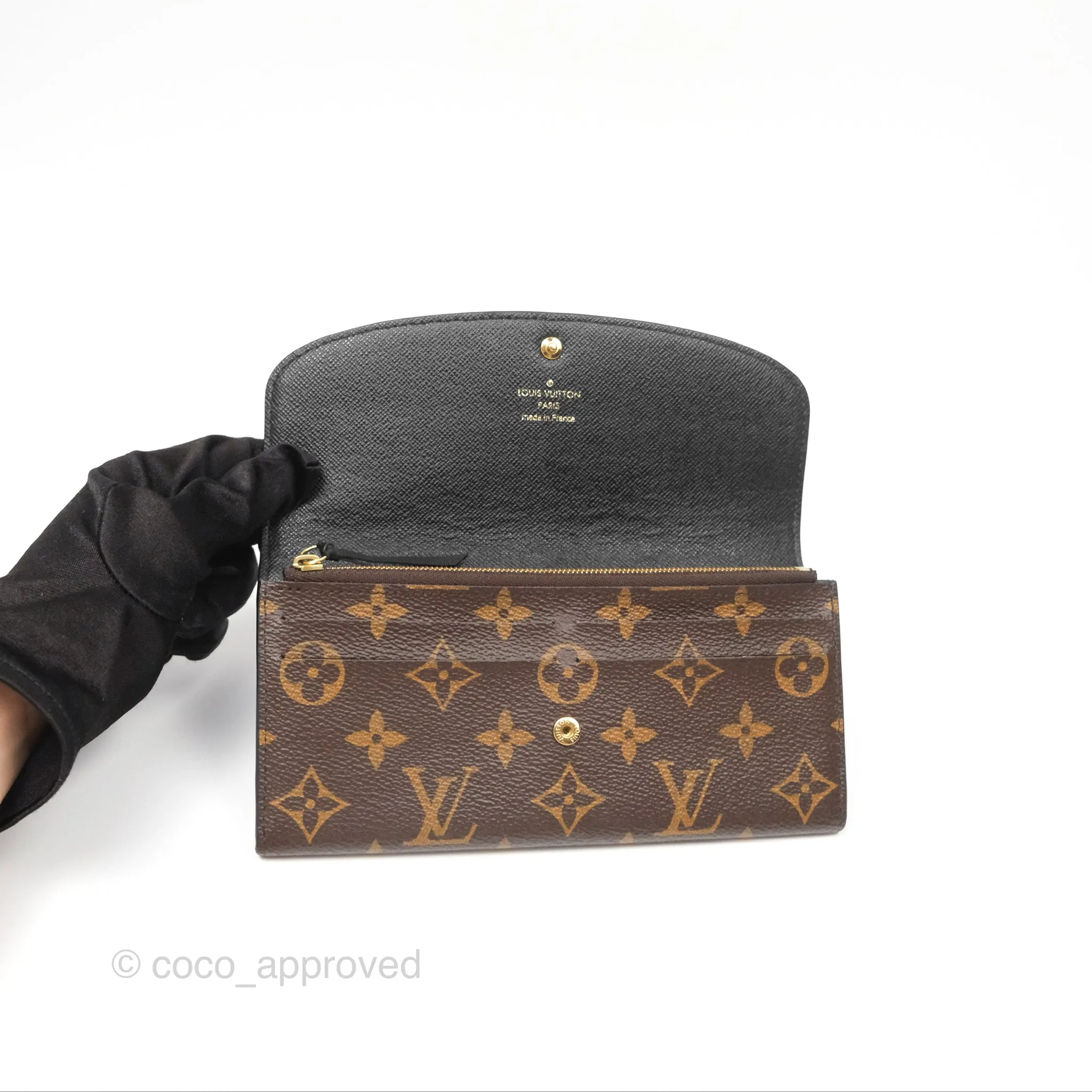 Louis Vuitton Emilie Wallet Monogram Reverse Canvas