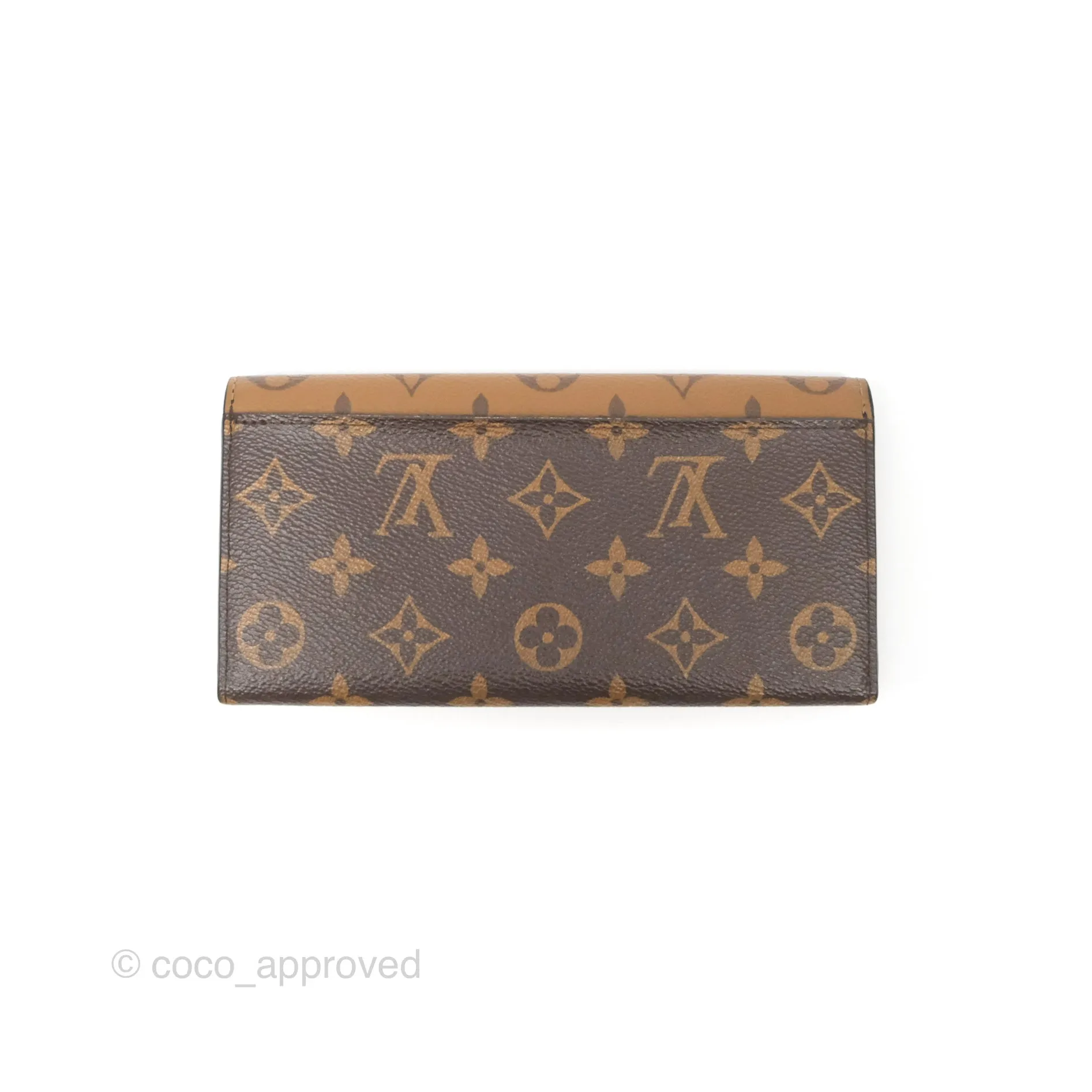 Louis Vuitton Emilie Wallet Monogram Reverse Canvas
