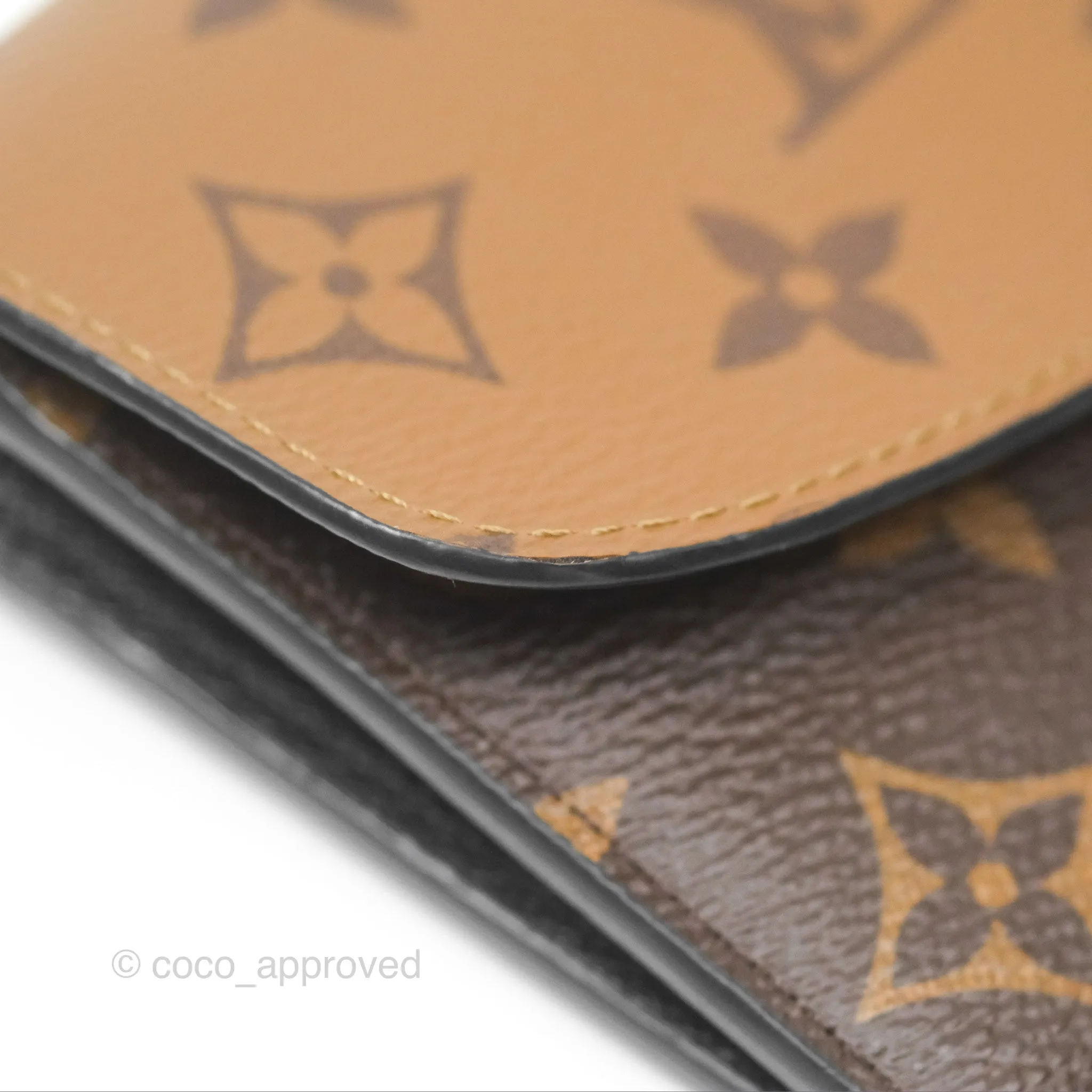 Louis Vuitton Emilie Wallet Monogram Reverse Canvas