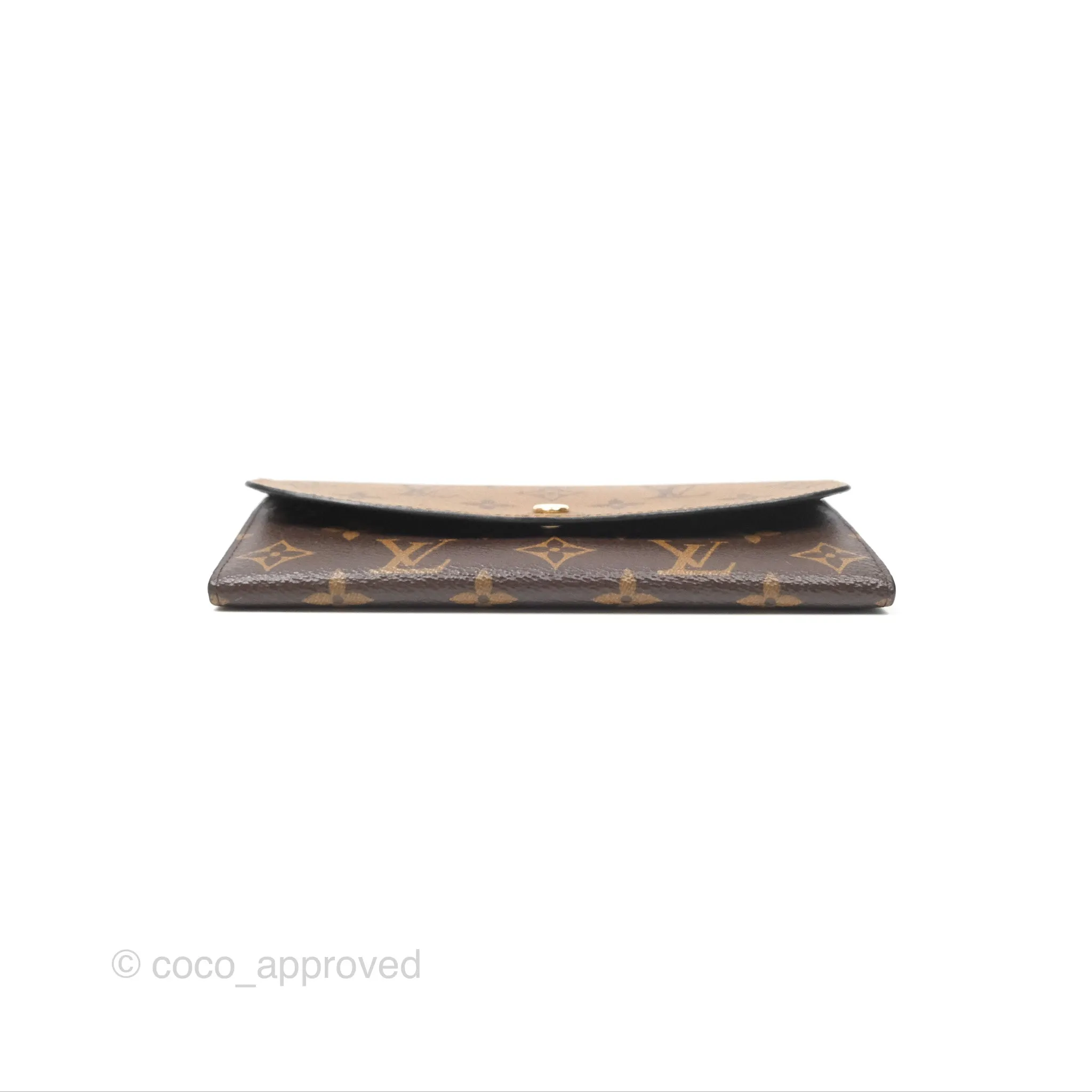 Louis Vuitton Emilie Wallet Monogram Reverse Canvas