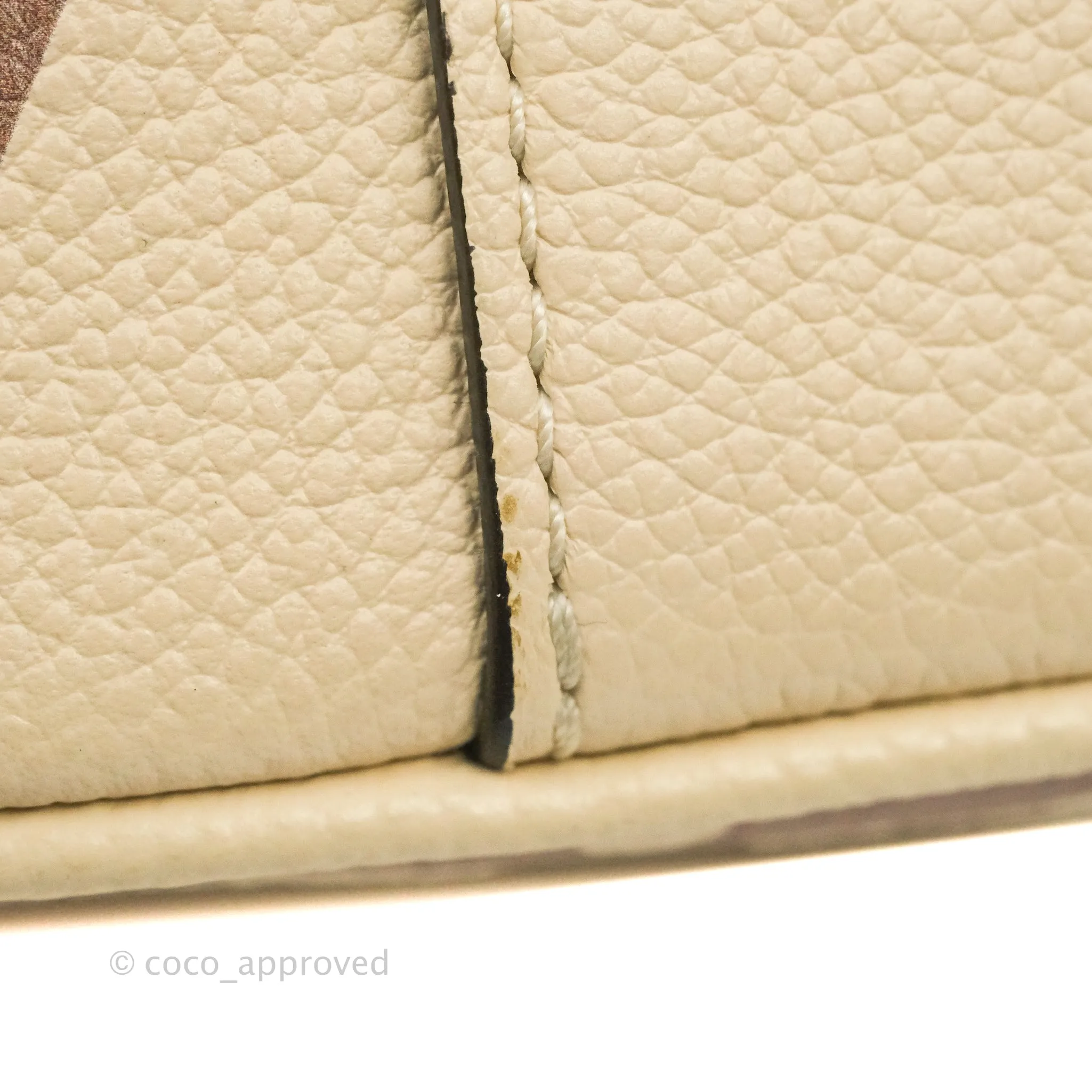 Louis Vuitton Empreinte Monogram Giant Vanity PM Creme Bois De Rose