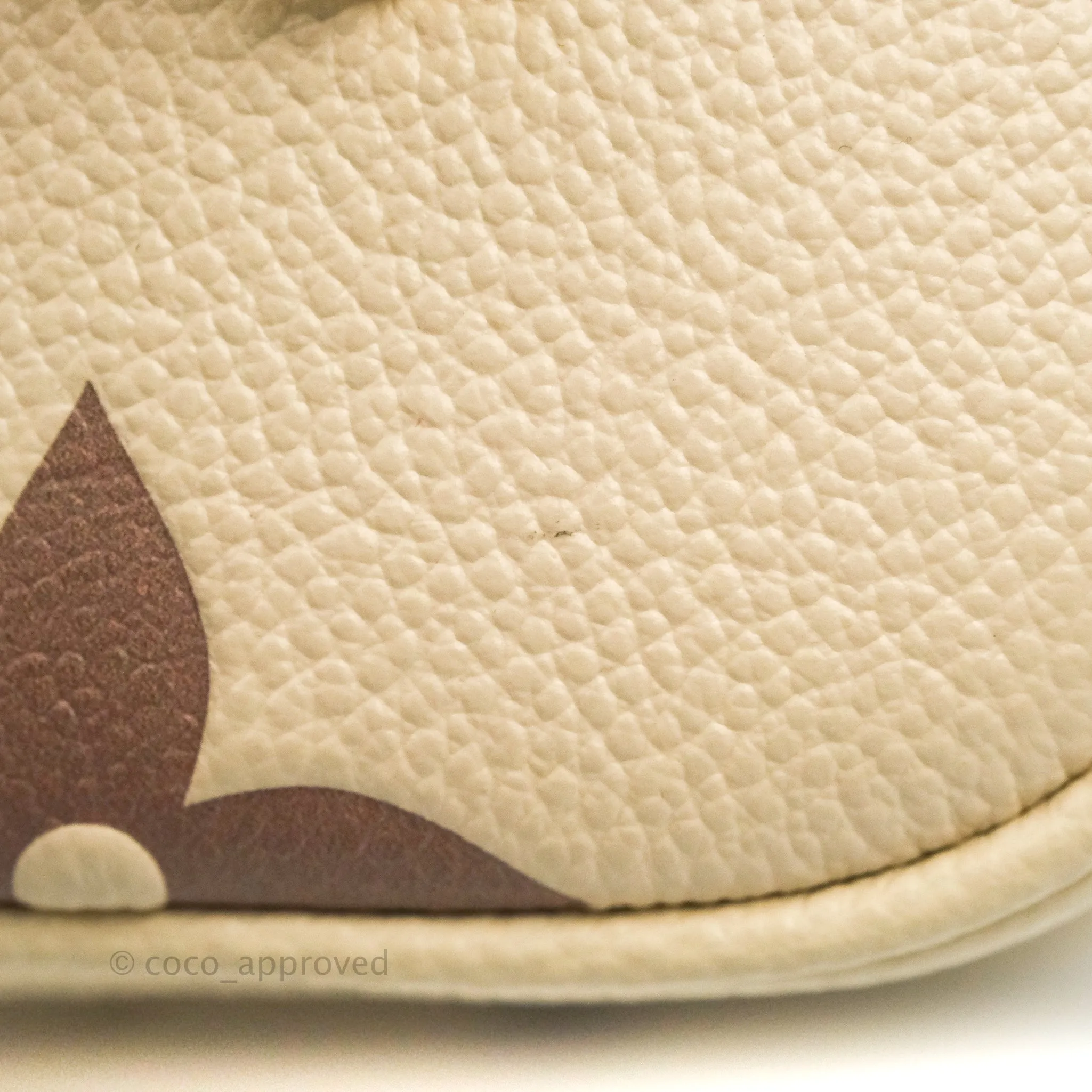 Louis Vuitton Empreinte Monogram Giant Vanity PM Creme Bois De Rose
