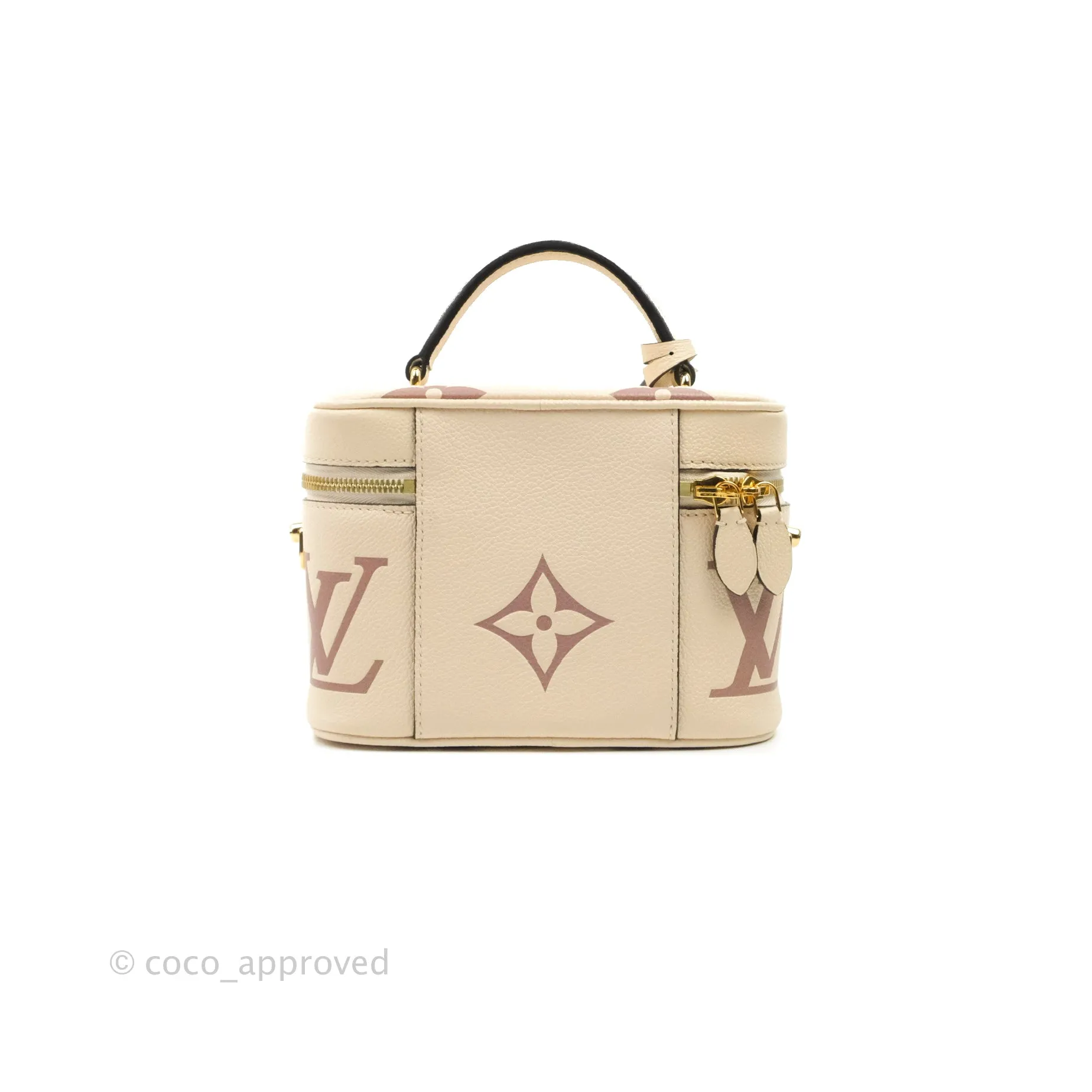 Louis Vuitton Empreinte Monogram Giant Vanity PM Creme Bois De Rose