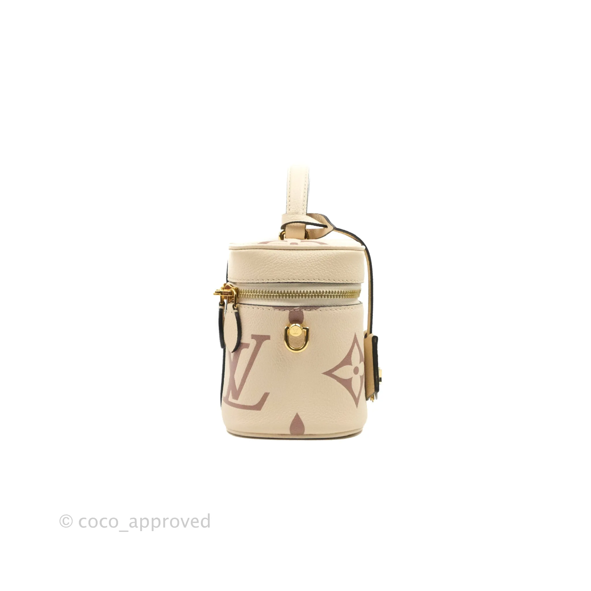 Louis Vuitton Empreinte Monogram Giant Vanity PM Creme Bois De Rose