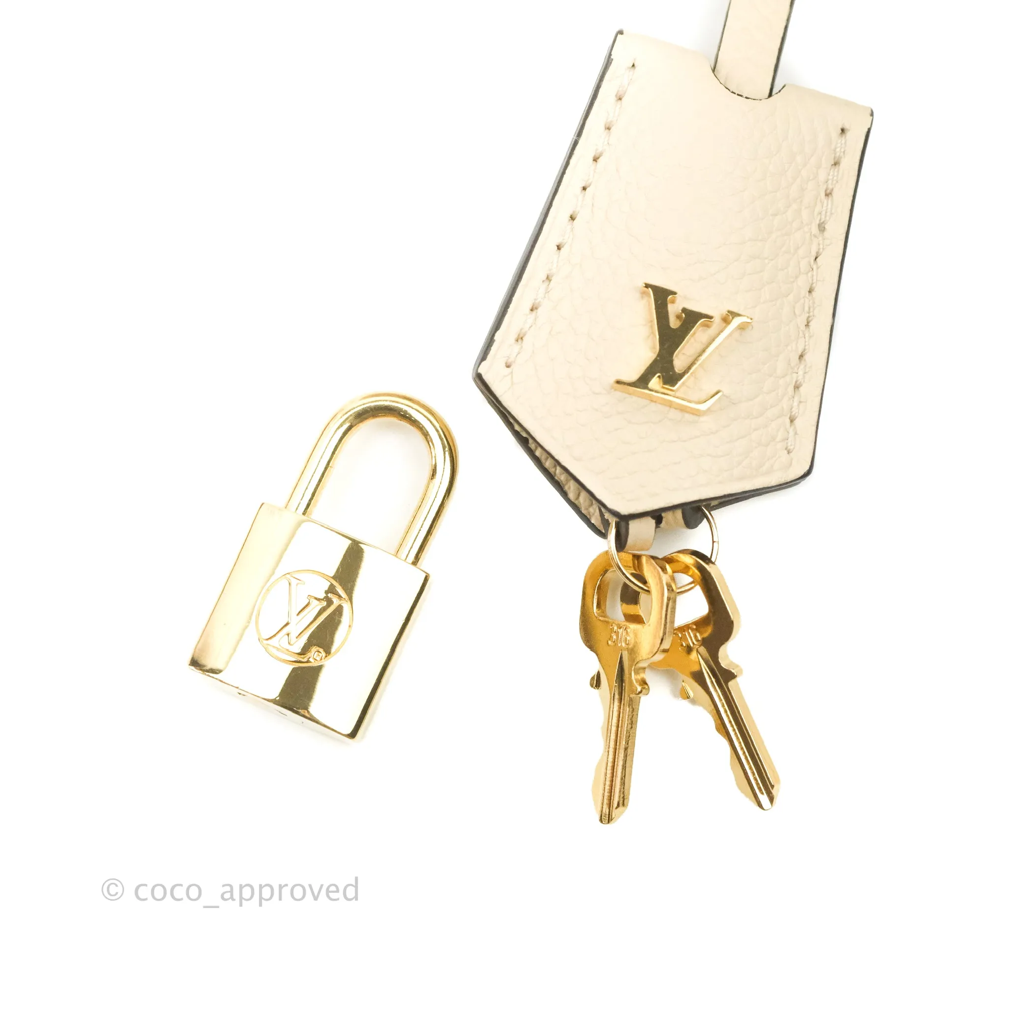 Louis Vuitton Empreinte Monogram Giant Vanity PM Creme Bois De Rose