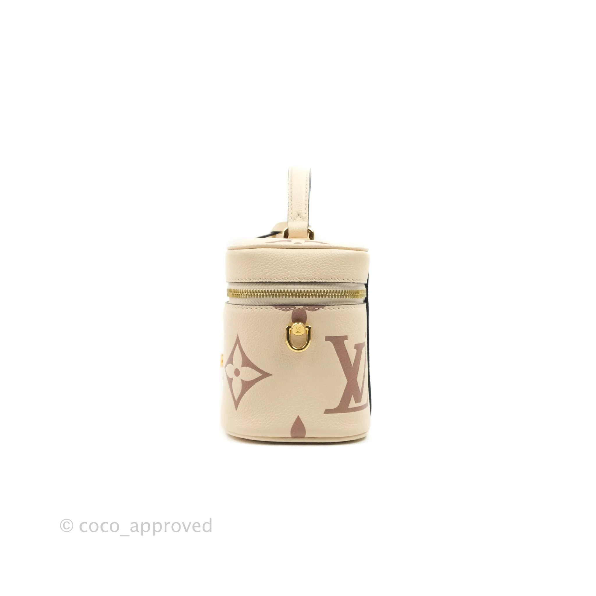 Louis Vuitton Empreinte Monogram Giant Vanity PM Creme Bois De Rose
