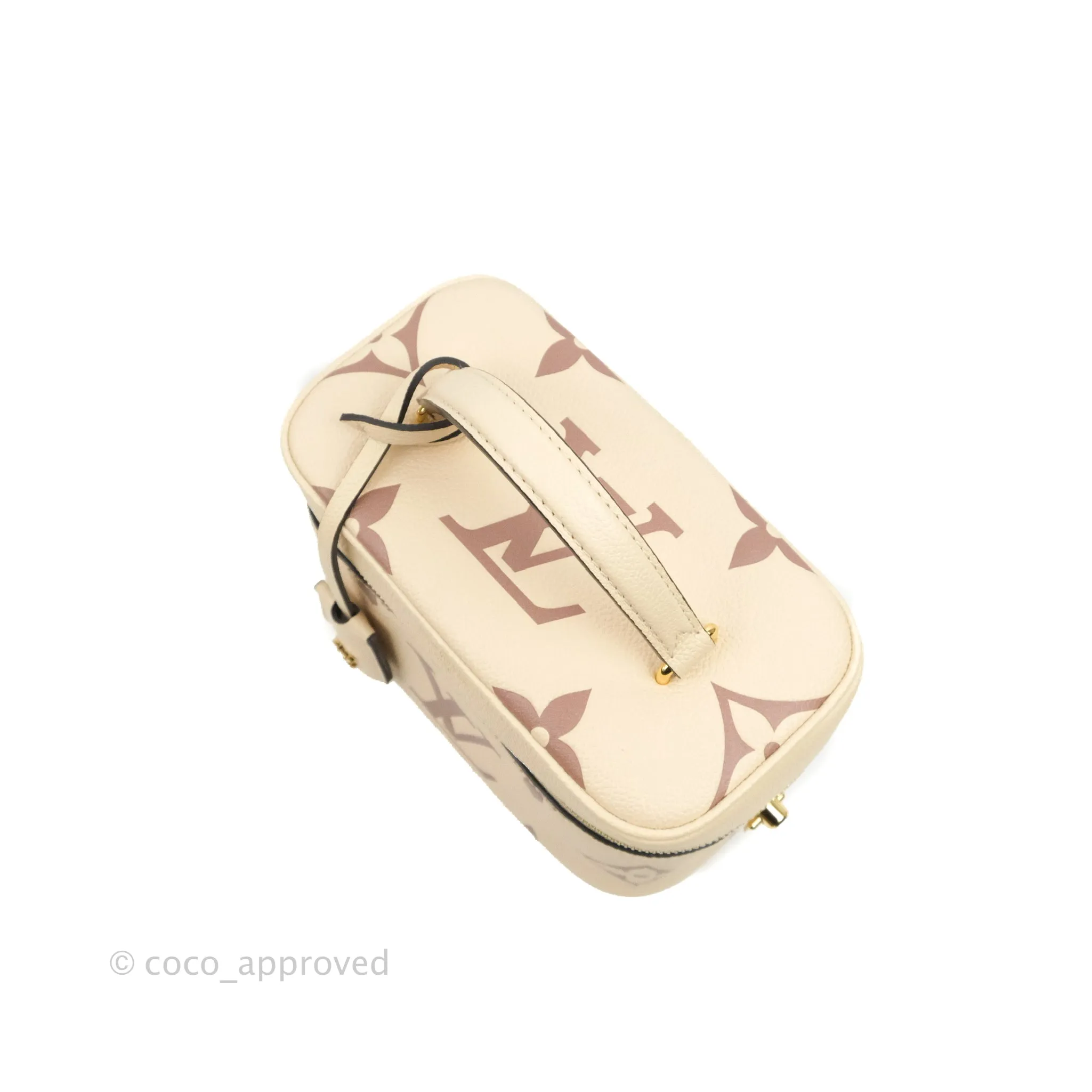 Louis Vuitton Empreinte Monogram Giant Vanity PM Creme Bois De Rose