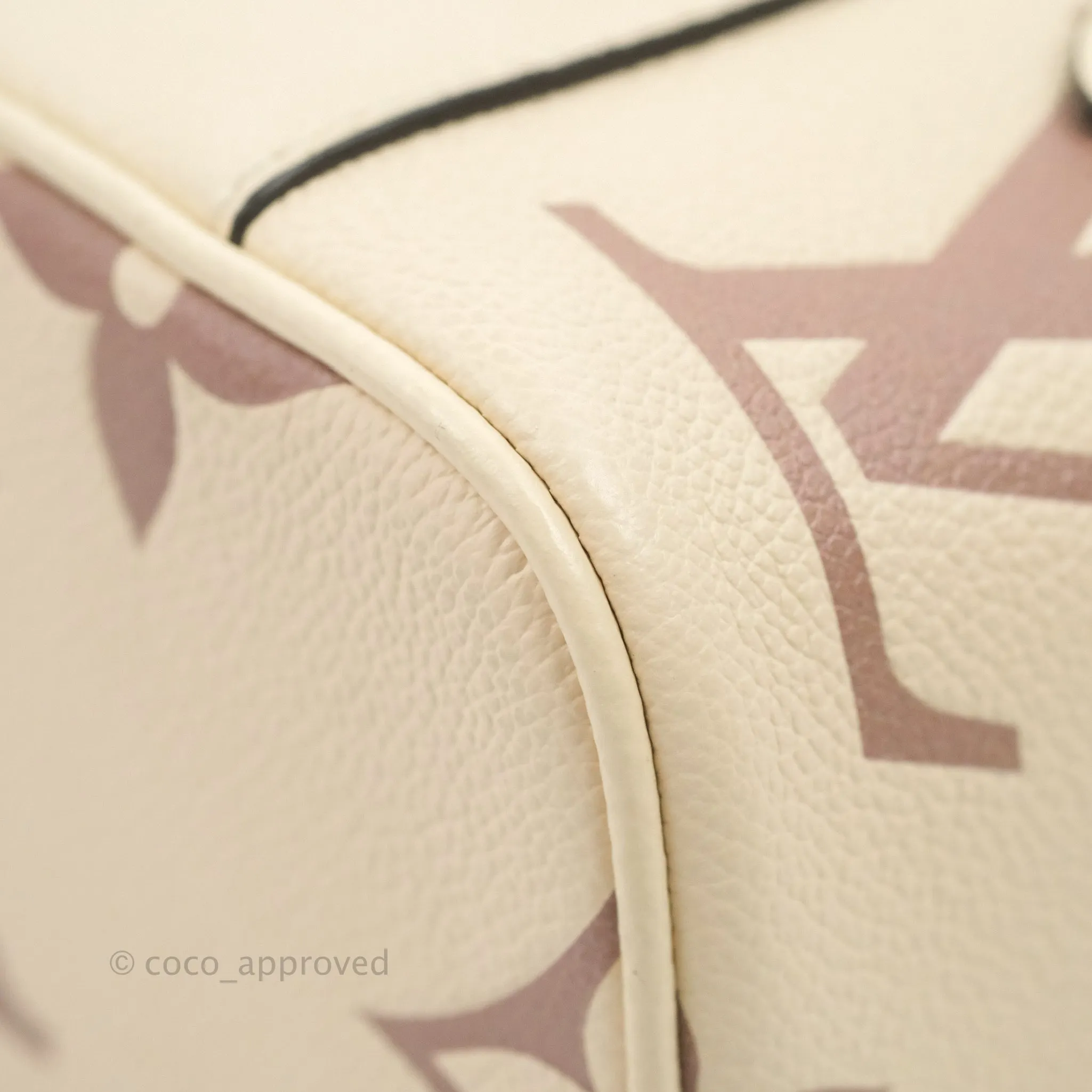 Louis Vuitton Empreinte Monogram Giant Vanity PM Creme Bois De Rose