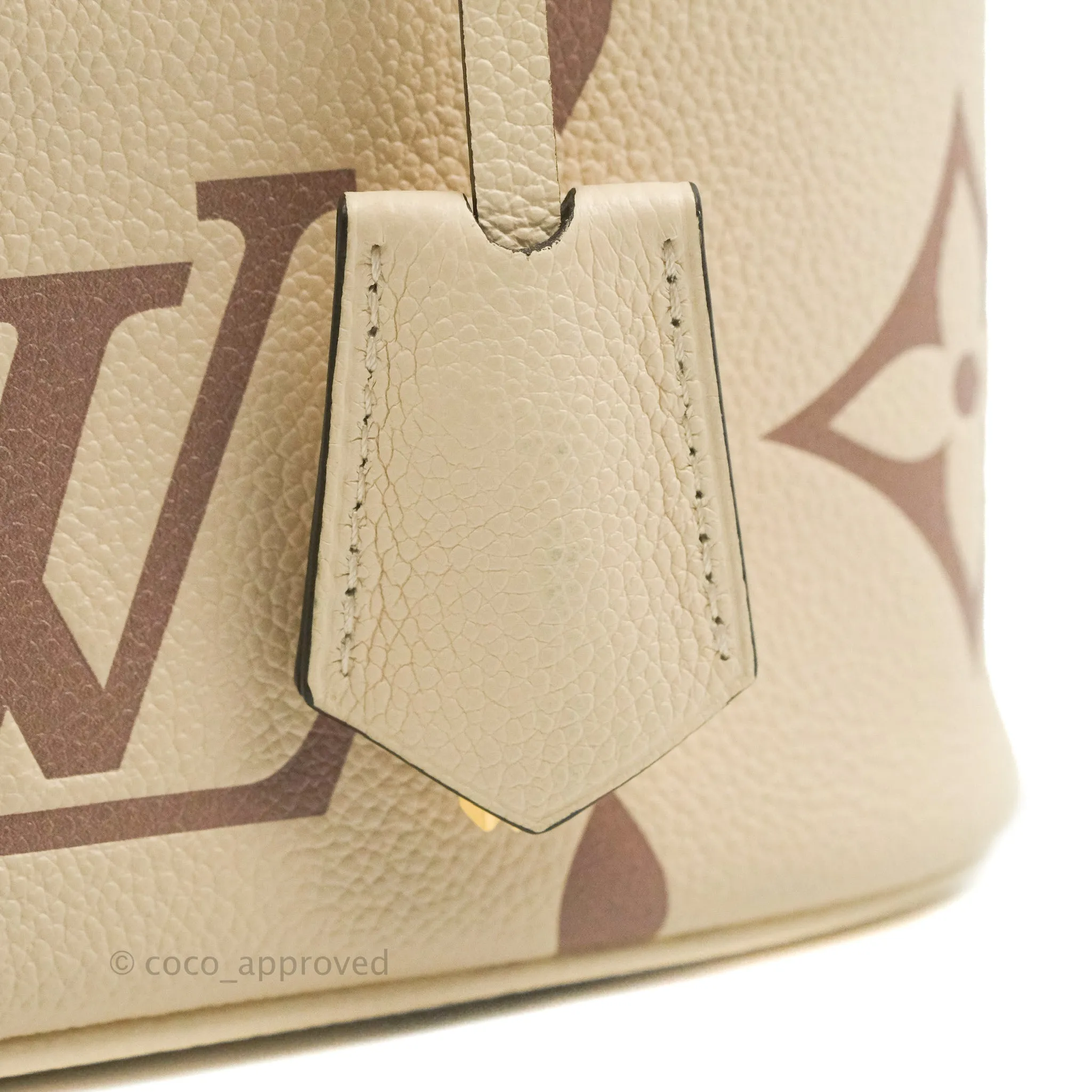 Louis Vuitton Empreinte Monogram Giant Vanity PM Creme Bois De Rose