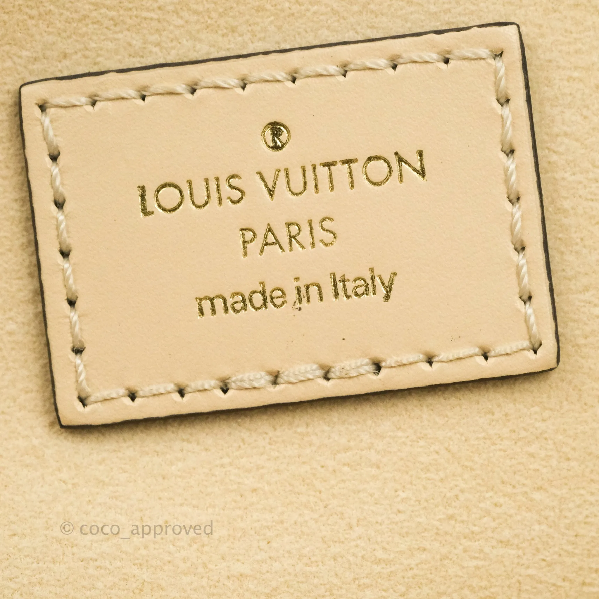 Louis Vuitton Empreinte Monogram Giant Vanity PM Creme Bois De Rose