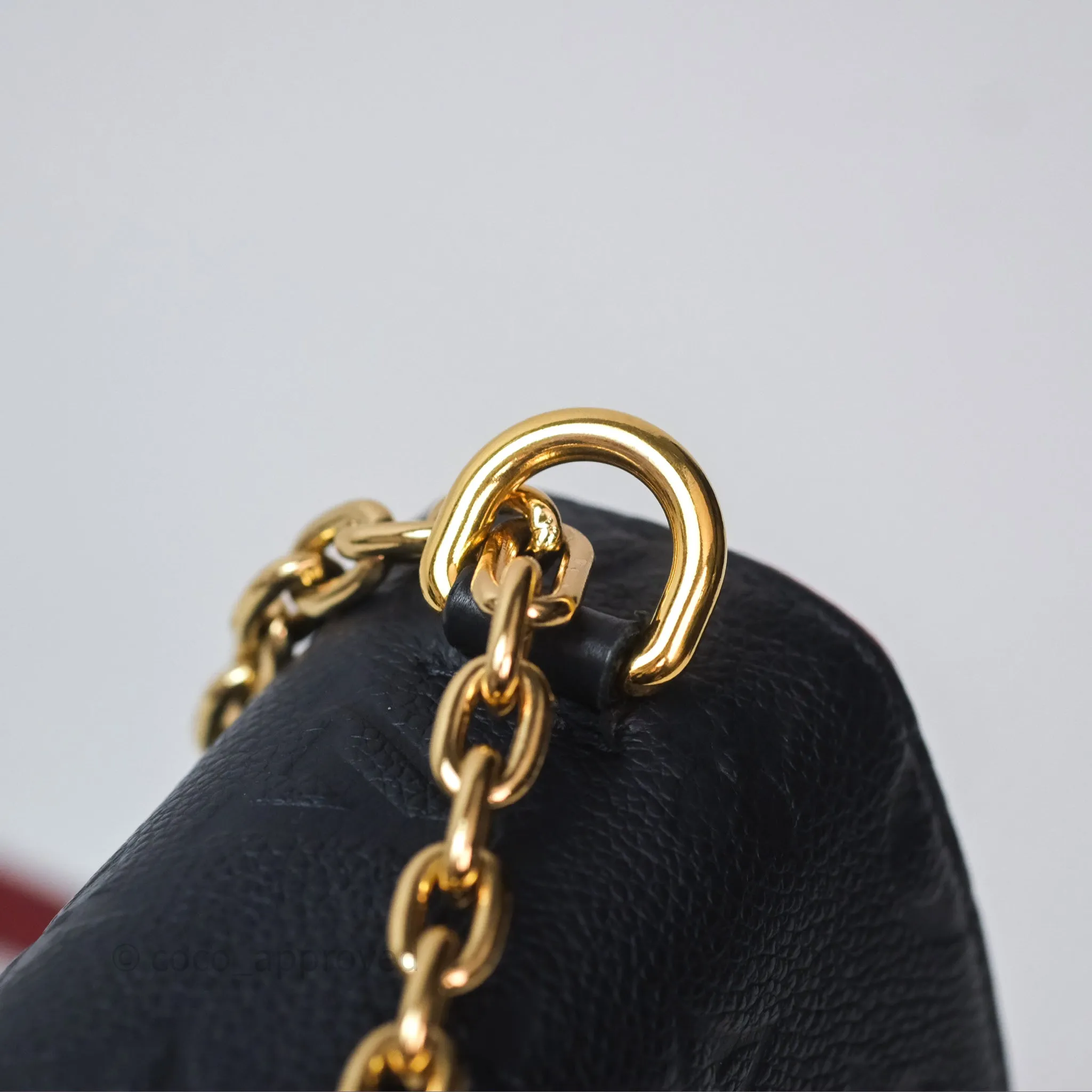 Louis Vuitton Empreinte Saint Sulpice PM Marine Rouge Gold Hardware