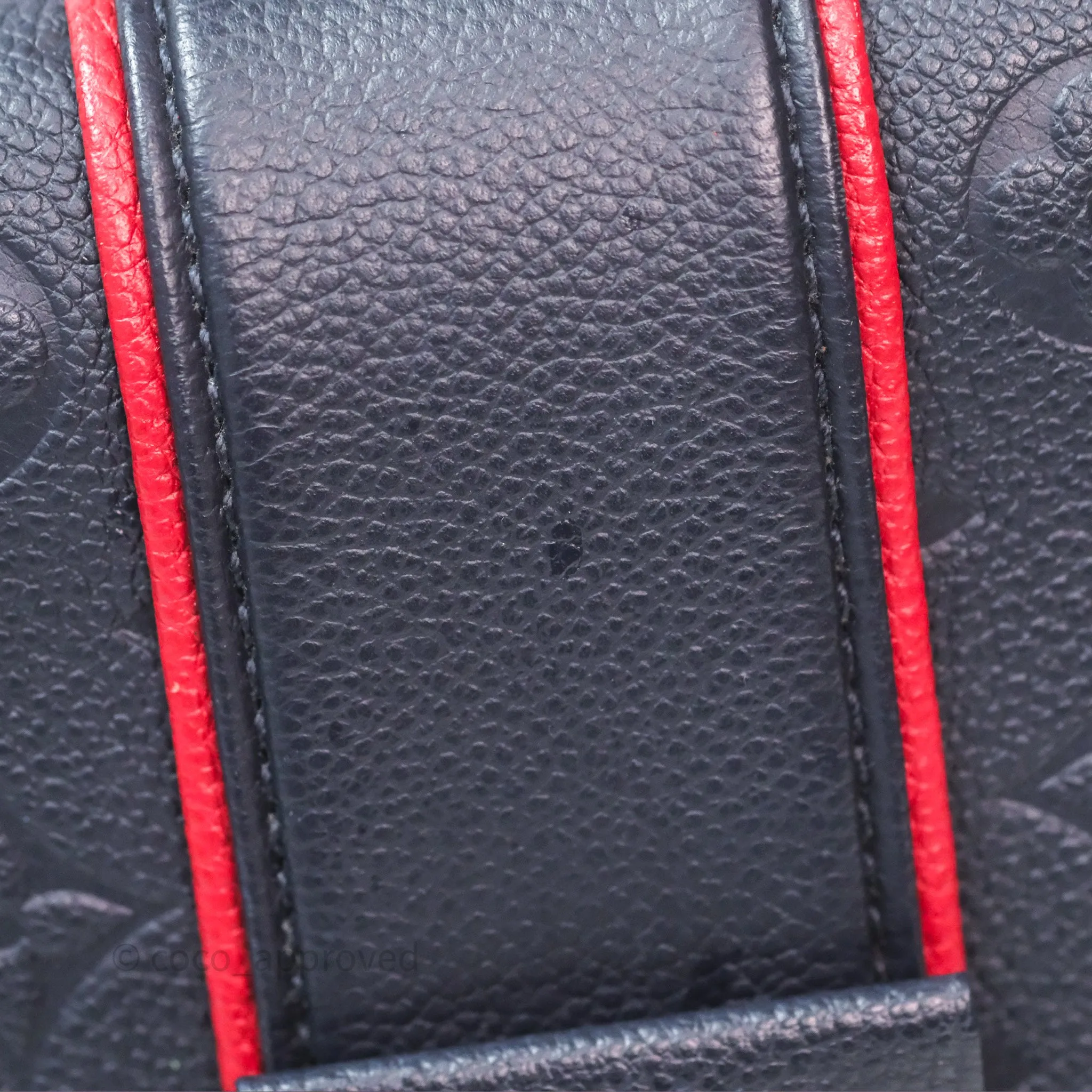 Louis Vuitton Empreinte Saint Sulpice PM Marine Rouge Gold Hardware