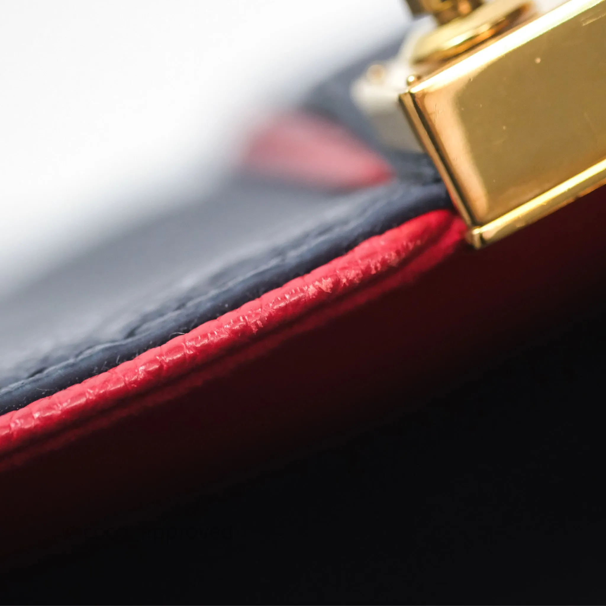 Louis Vuitton Empreinte Saint Sulpice PM Marine Rouge Gold Hardware