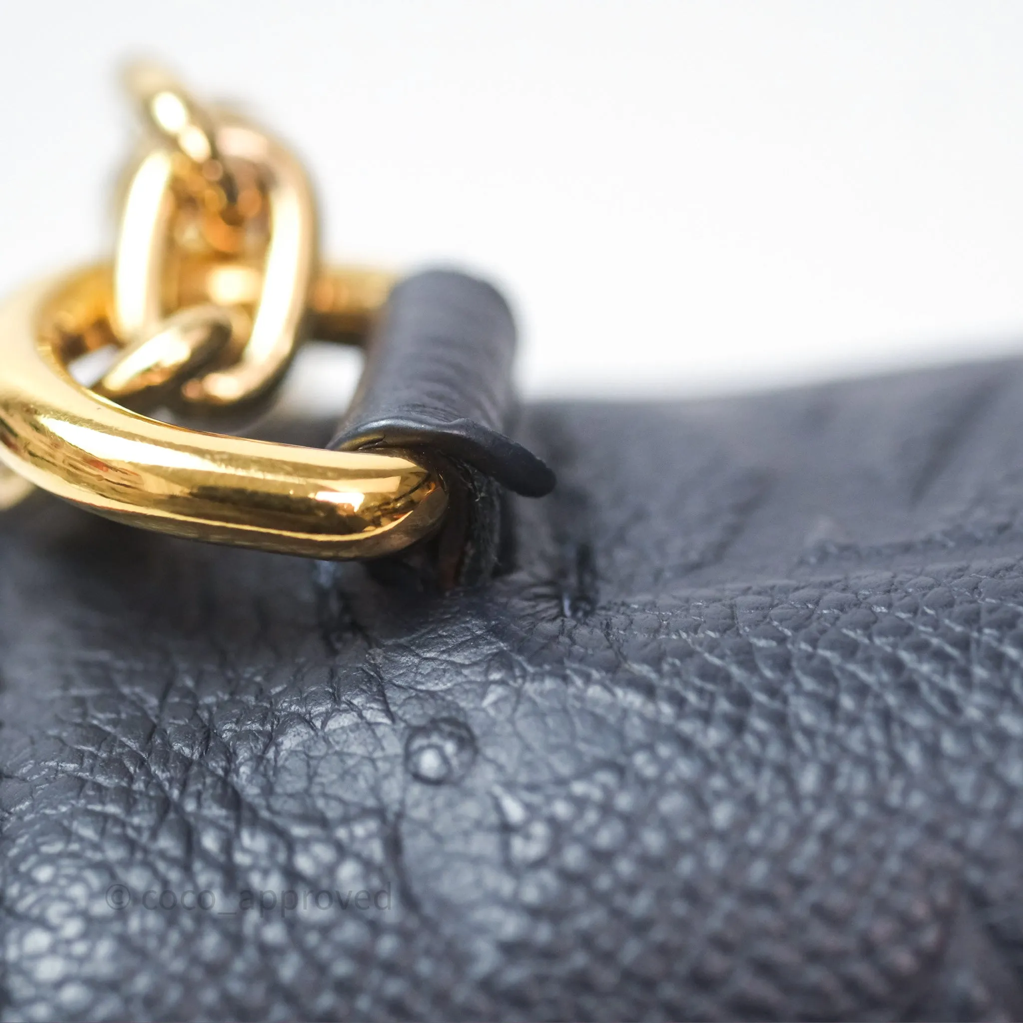 Louis Vuitton Empreinte Saint Sulpice PM Marine Rouge Gold Hardware