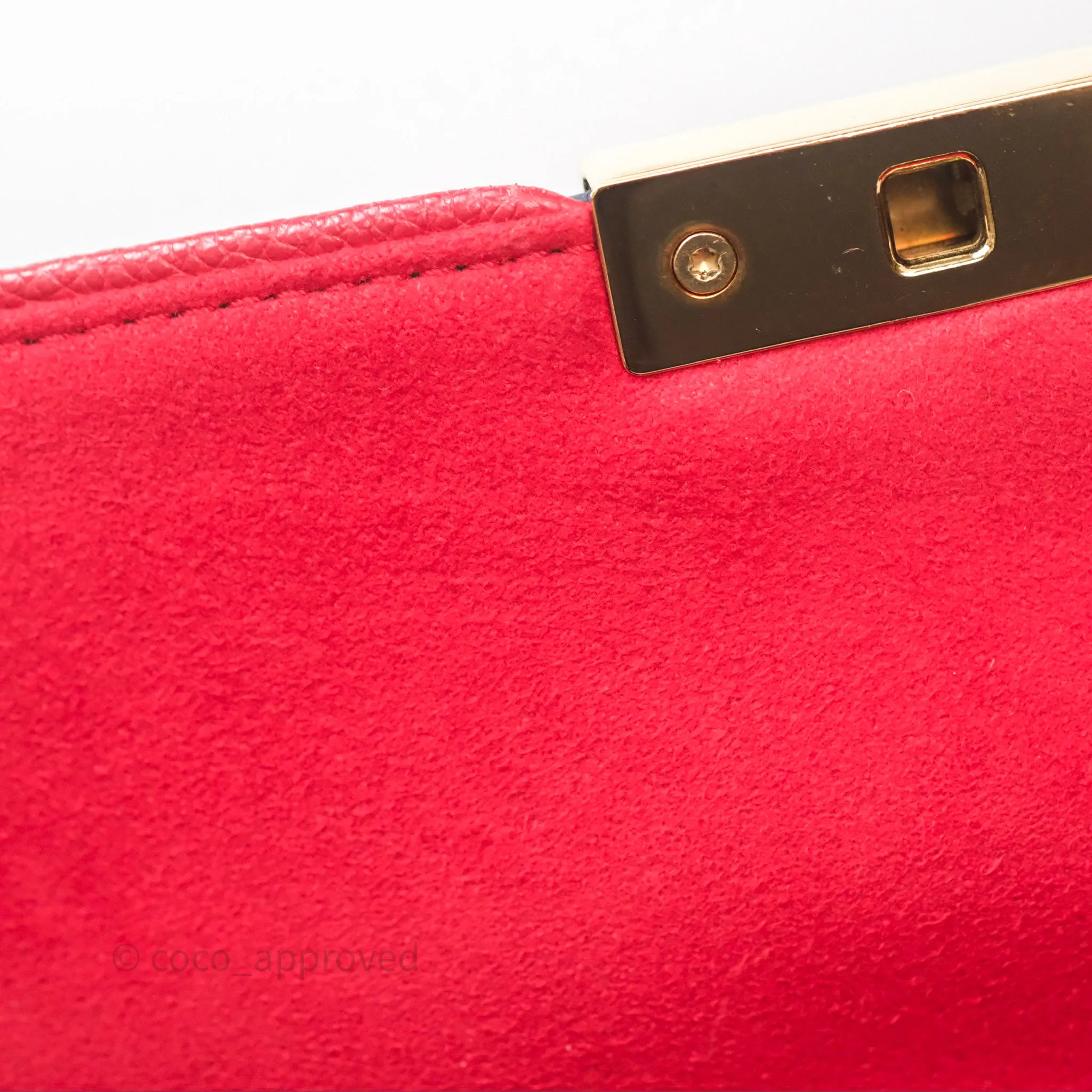 Louis Vuitton Empreinte Saint Sulpice PM Marine Rouge Gold Hardware