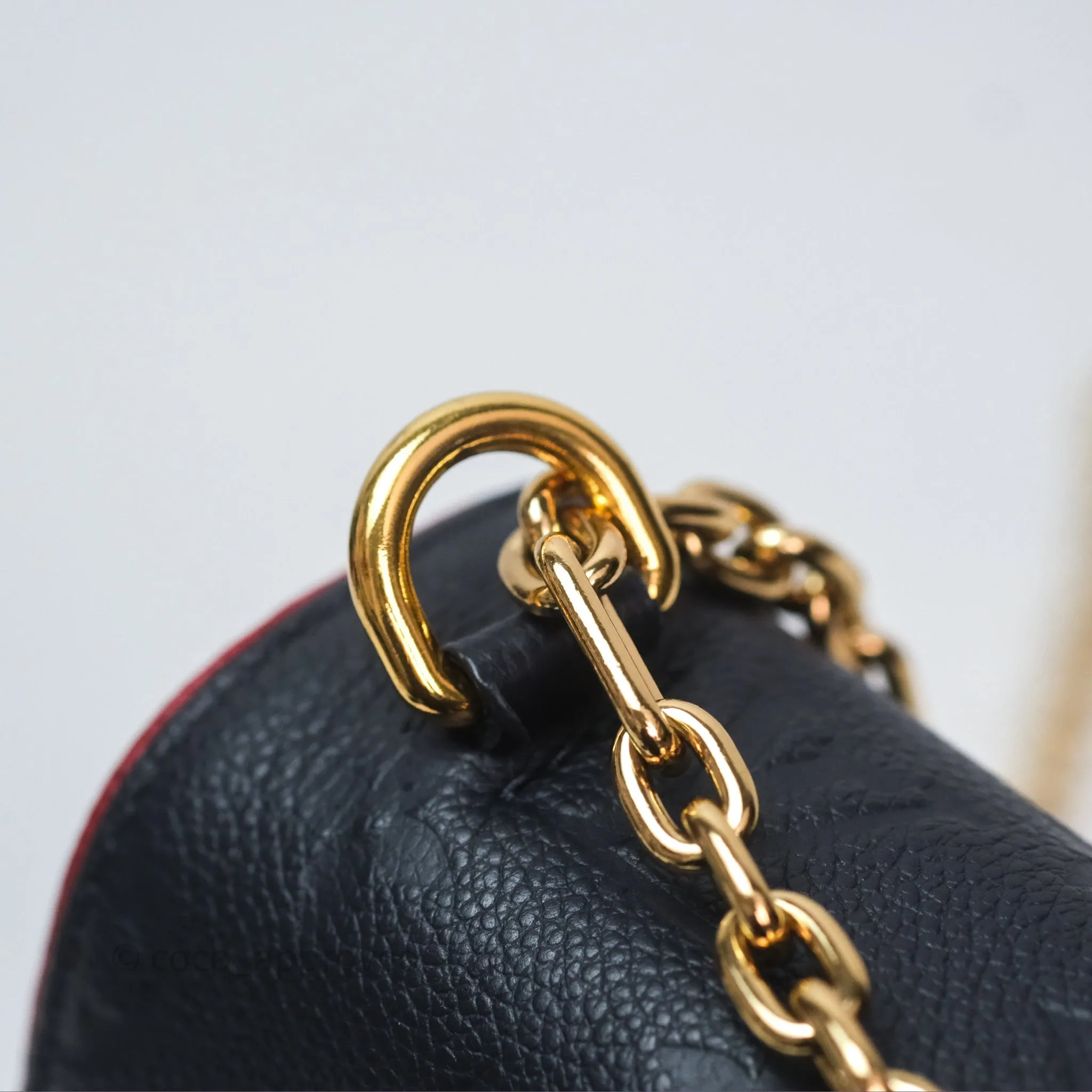 Louis Vuitton Empreinte Saint Sulpice PM Marine Rouge Gold Hardware