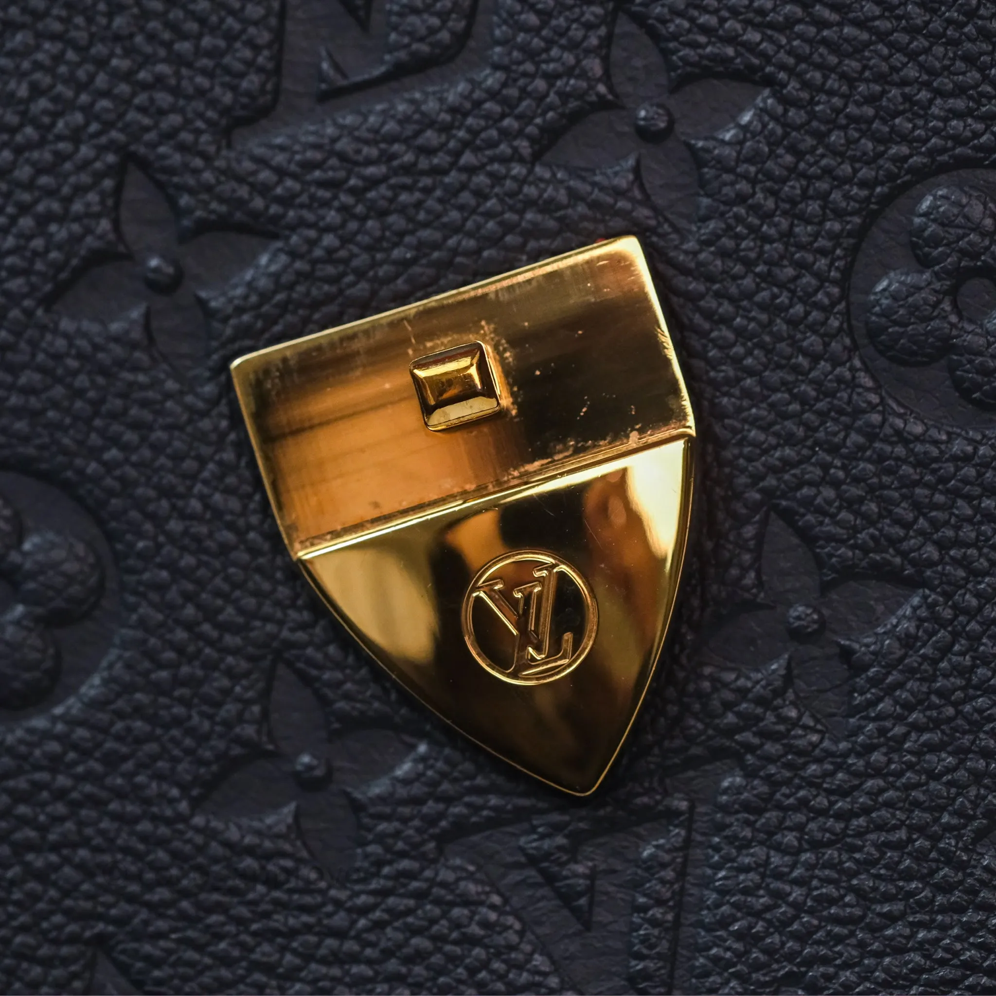 Louis Vuitton Empreinte Saint Sulpice PM Marine Rouge Gold Hardware