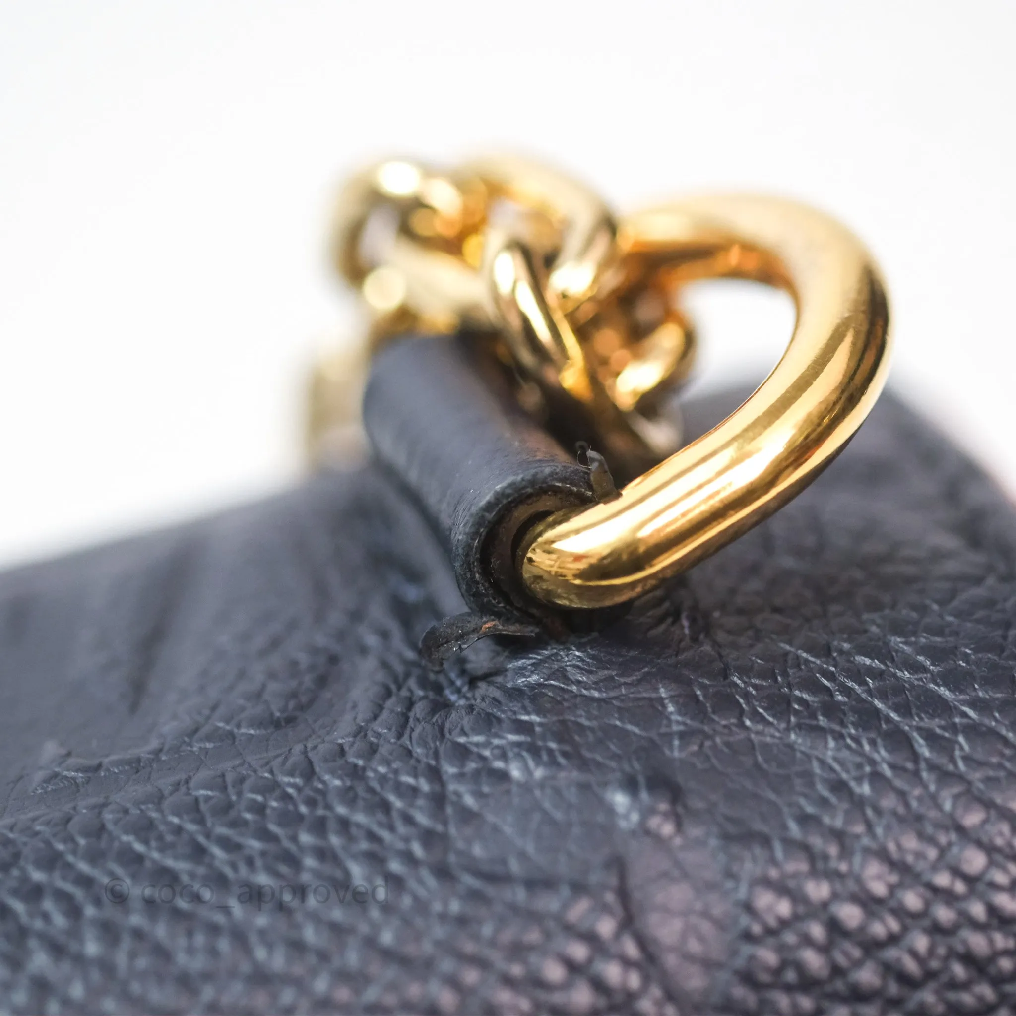Louis Vuitton Empreinte Saint Sulpice PM Marine Rouge Gold Hardware