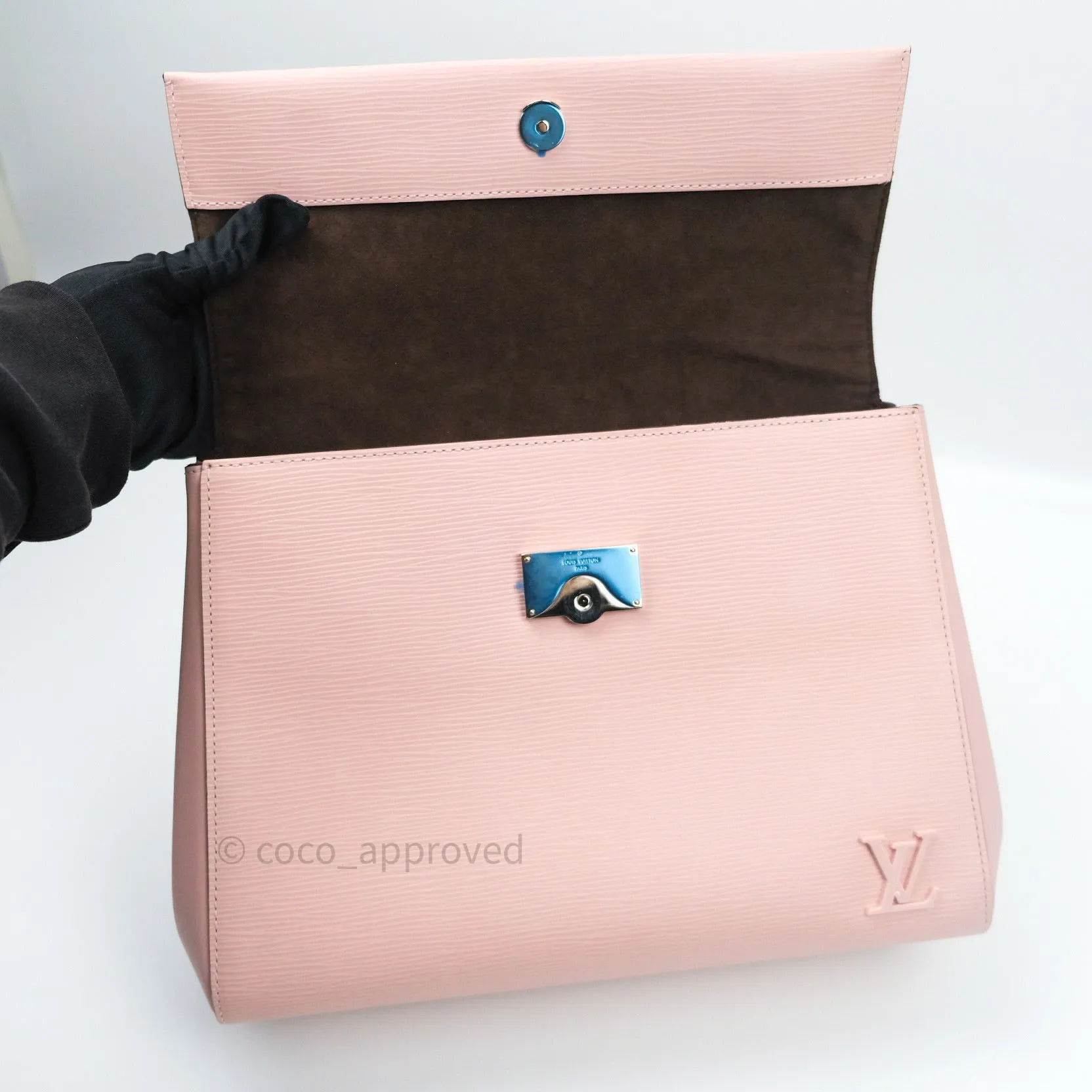 Louis Vuitton Epi Cluny MM Rose Ballerine