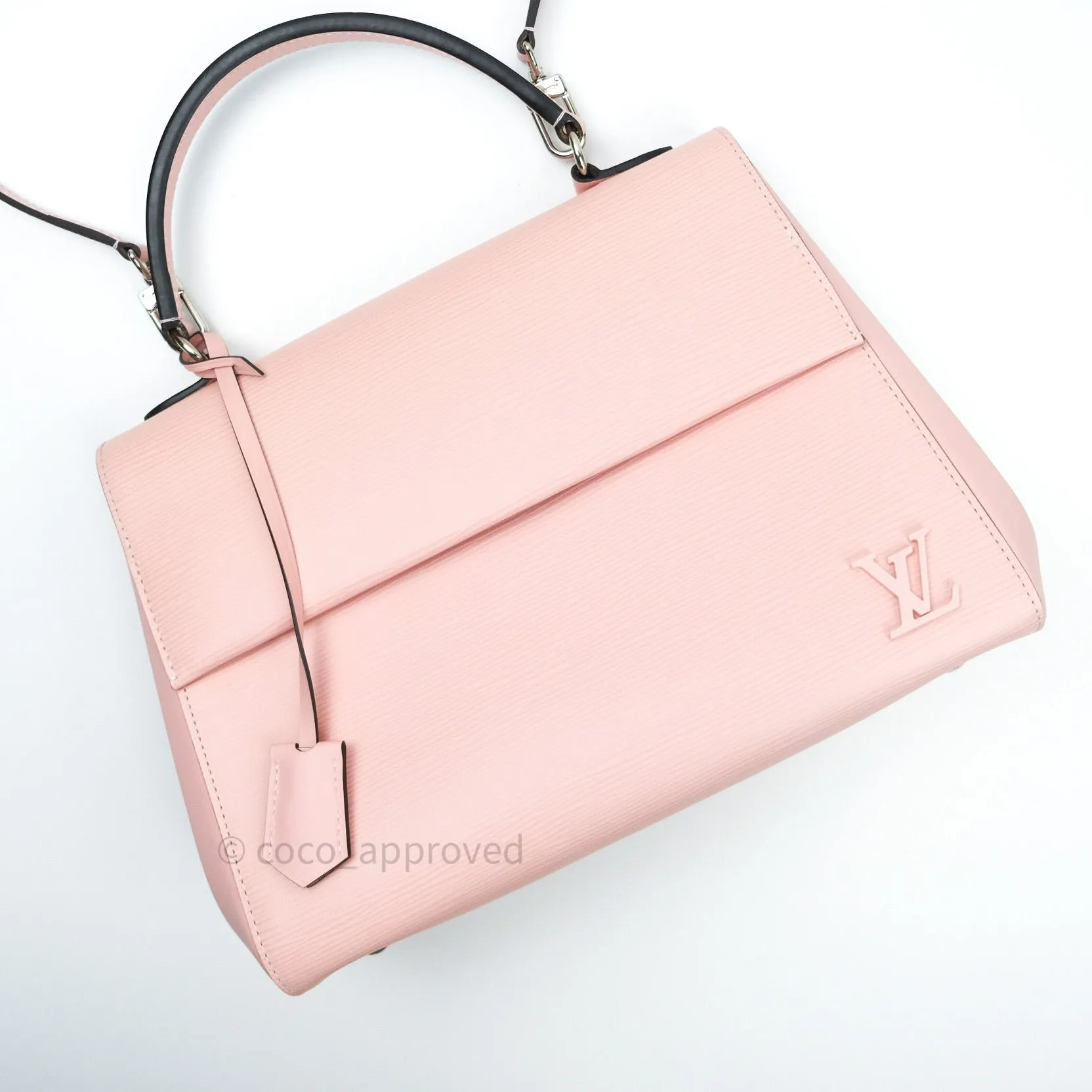 Louis Vuitton Epi Cluny MM Rose Ballerine