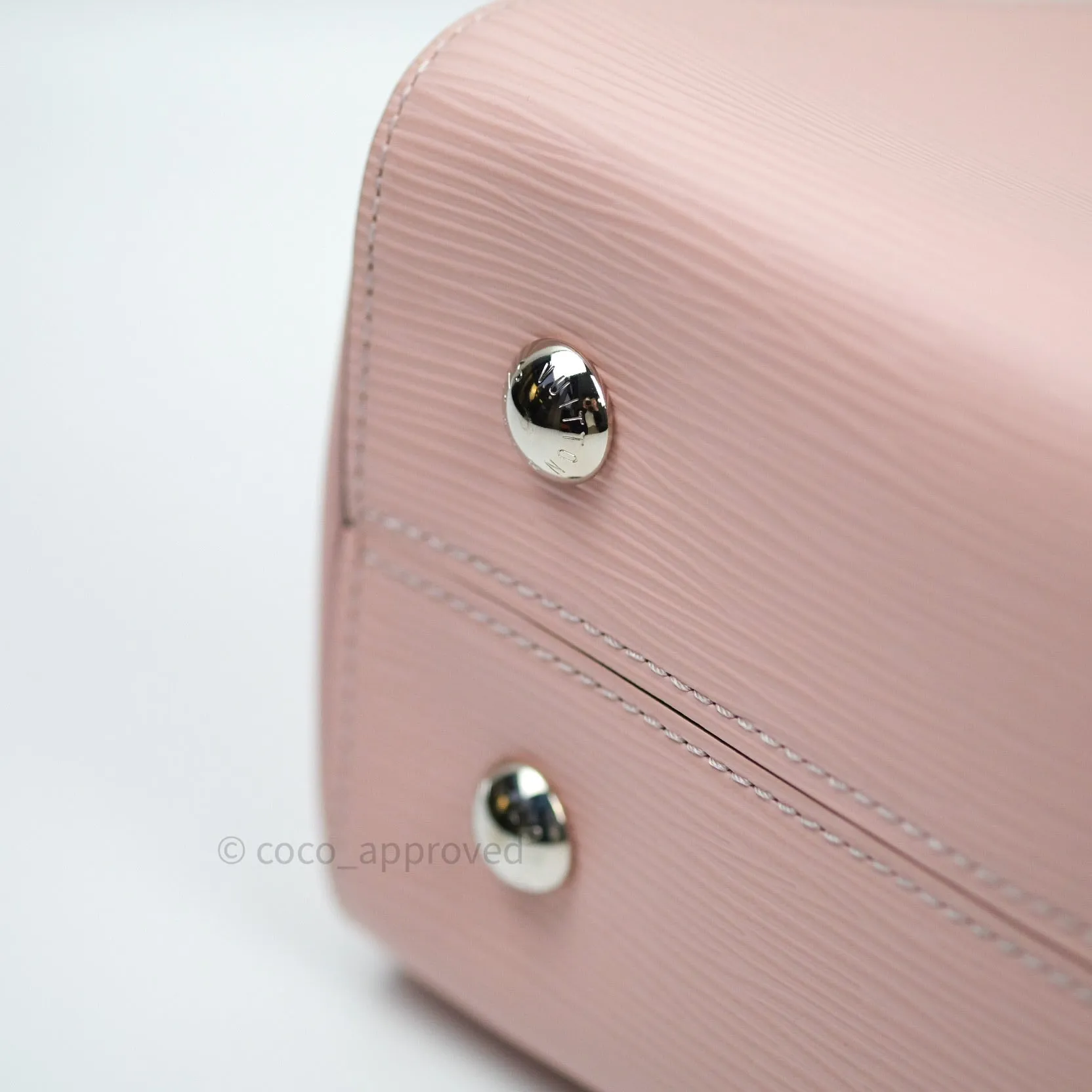 Louis Vuitton Epi Cluny MM Rose Ballerine