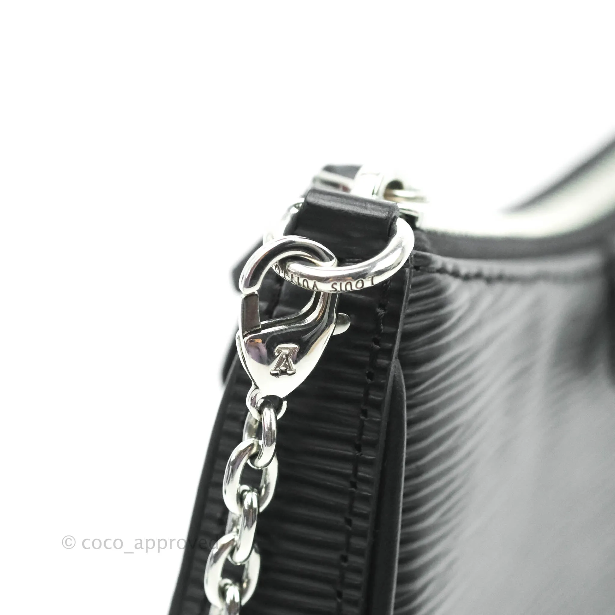 Louis Vuitton Epi Easy Pouch On Strap Black