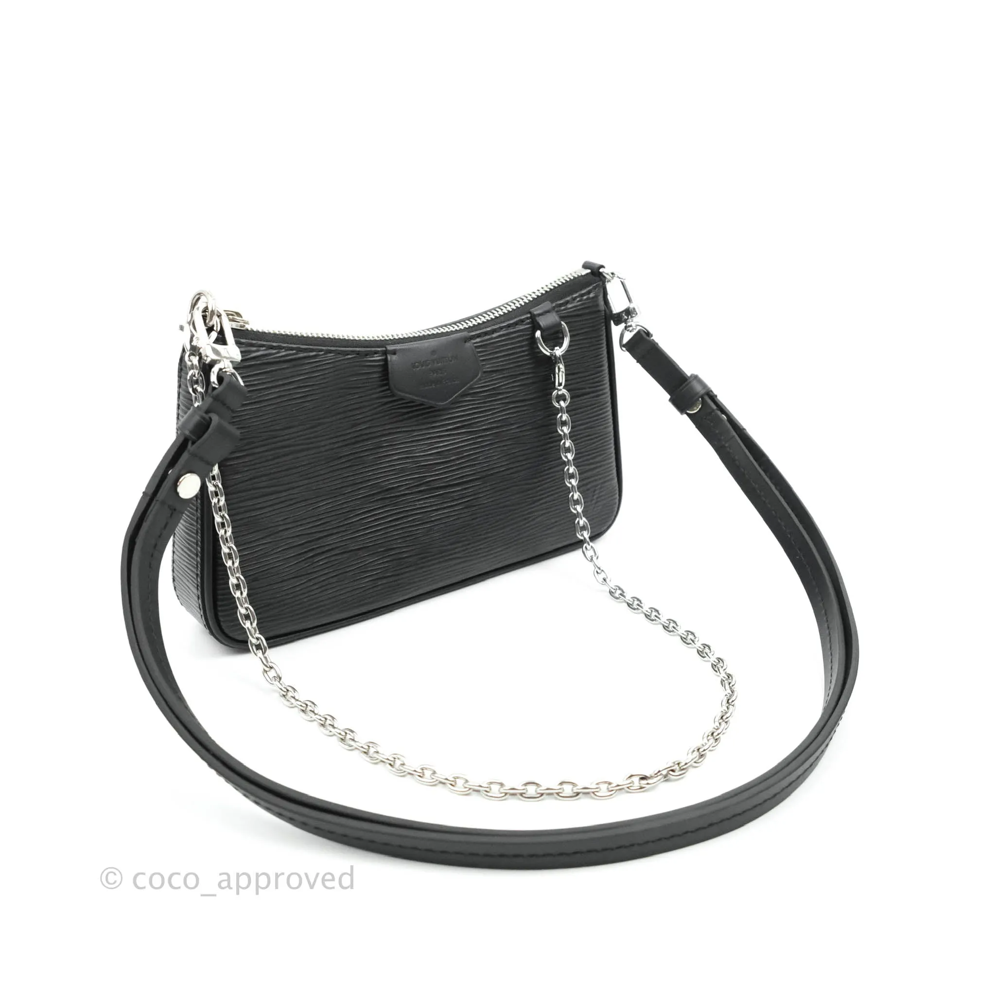 Louis Vuitton Epi Easy Pouch On Strap Black