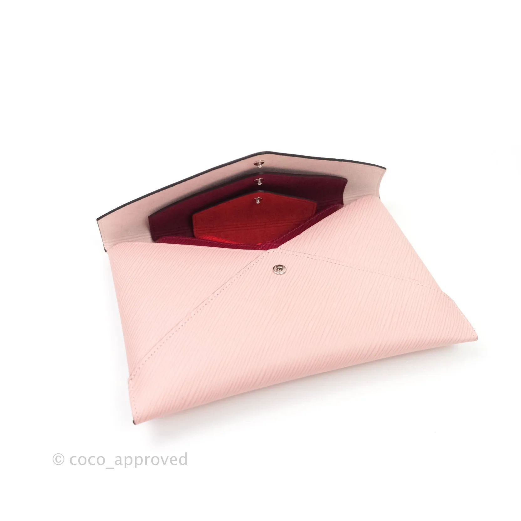 Louis Vuitton Epi Kirigami Pochette Set Rose Ballerine Fuchsia Coquelicot