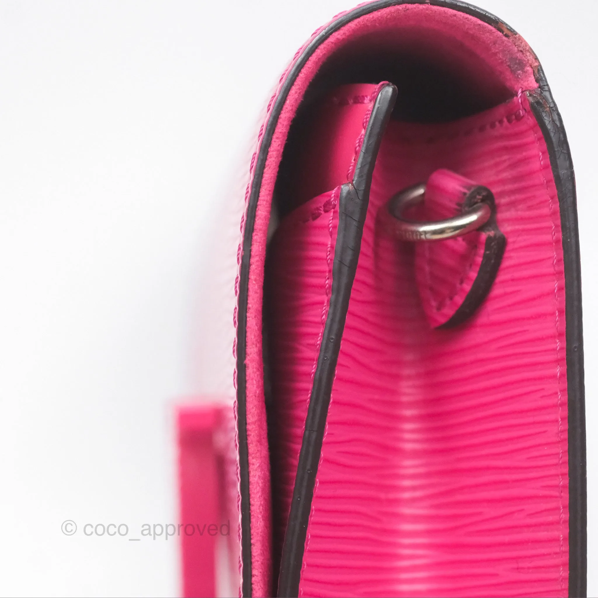 Louis Vuitton Epi Pochette Louise PM Pivoine