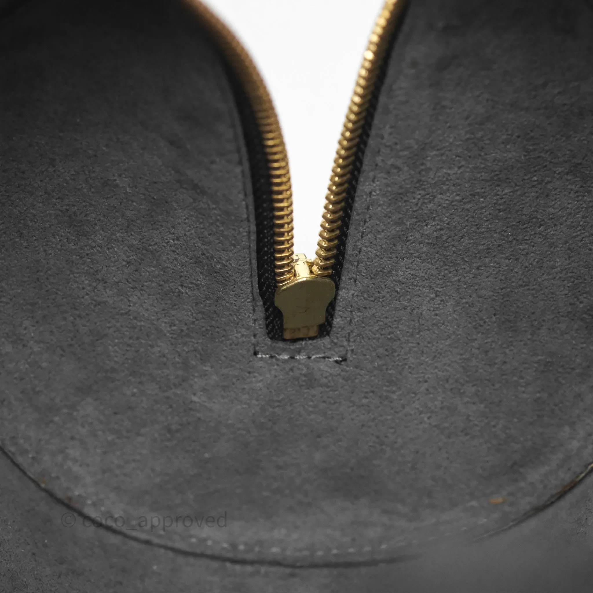 Louis Vuitton Epi Soufflot Bag Black Gold Hardware