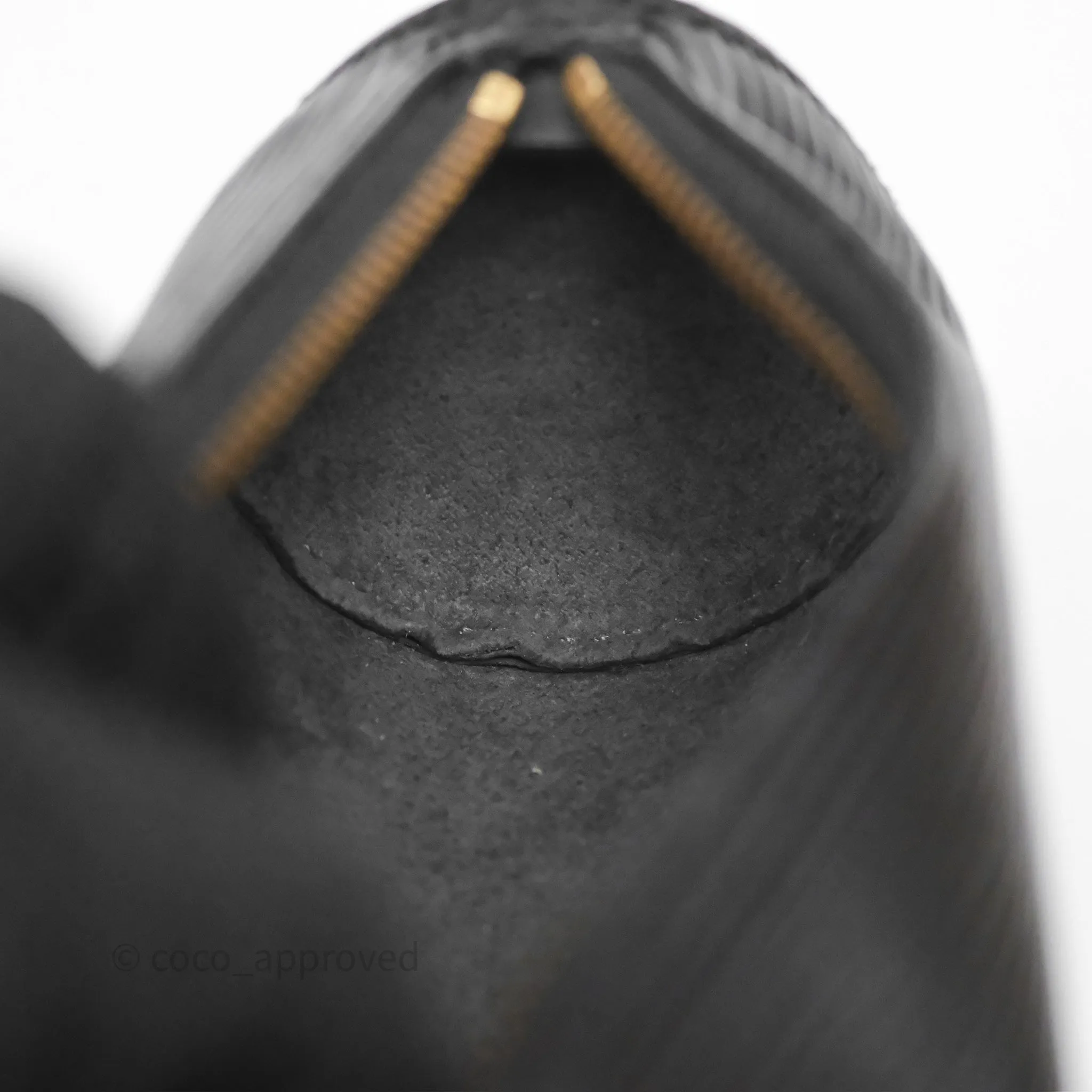 Louis Vuitton Epi Soufflot Bag Black Gold Hardware