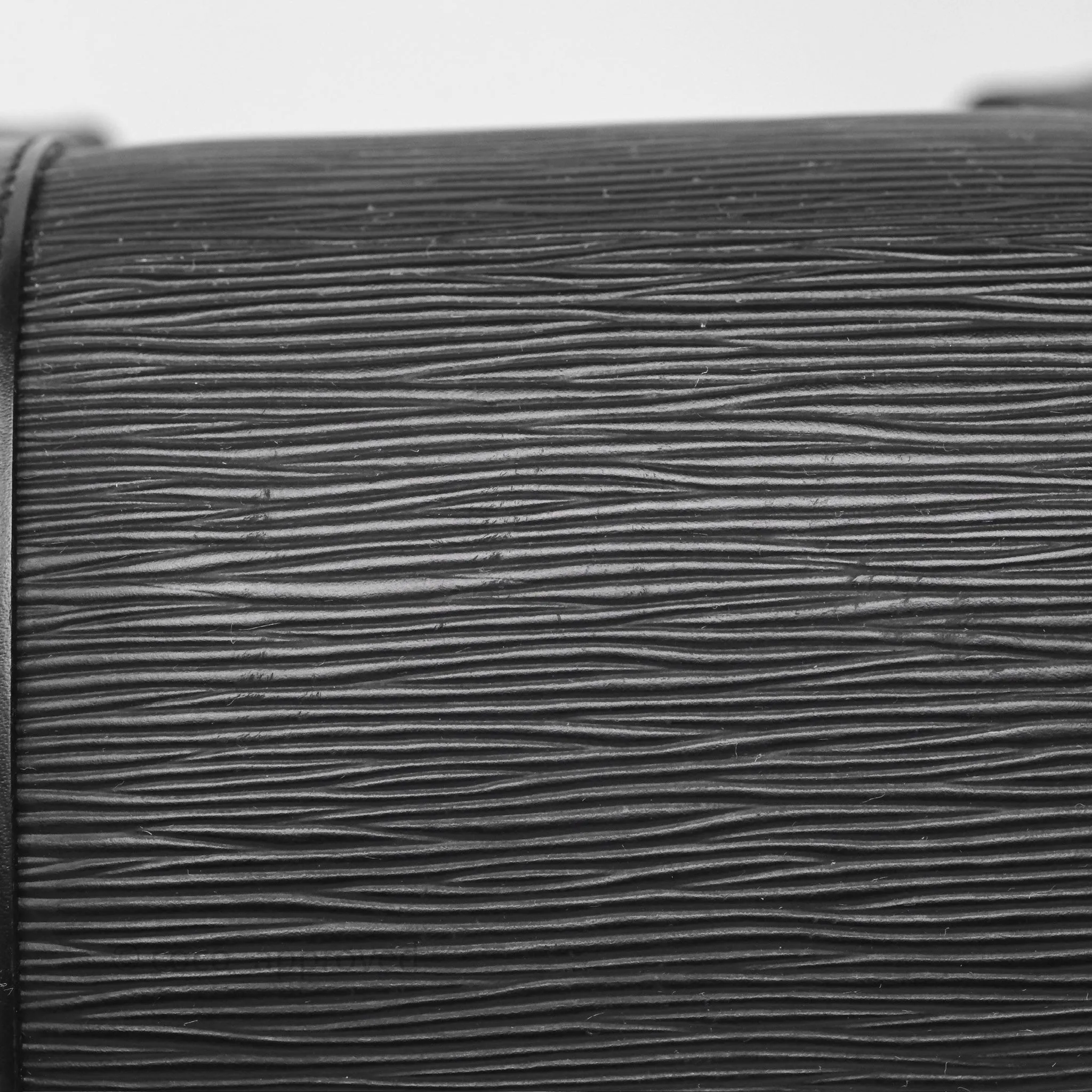 Louis Vuitton Epi Soufflot Bag Black Gold Hardware