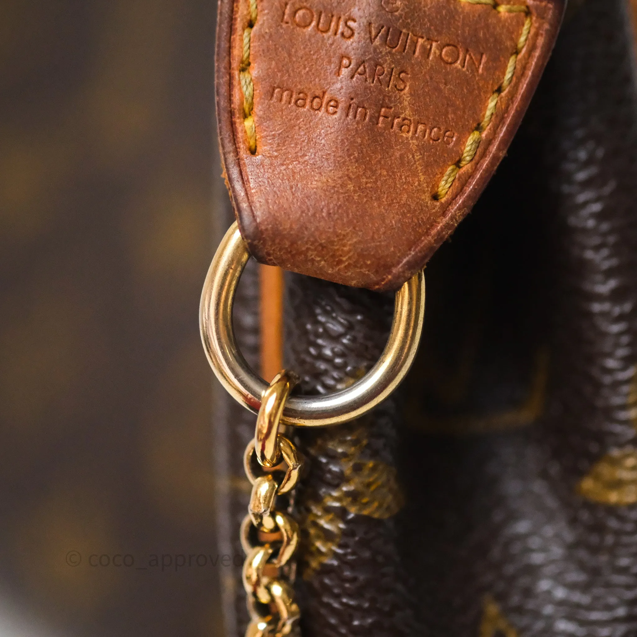 Louis Vuitton Eva Shoulder Bag Monogram Coated Canvas