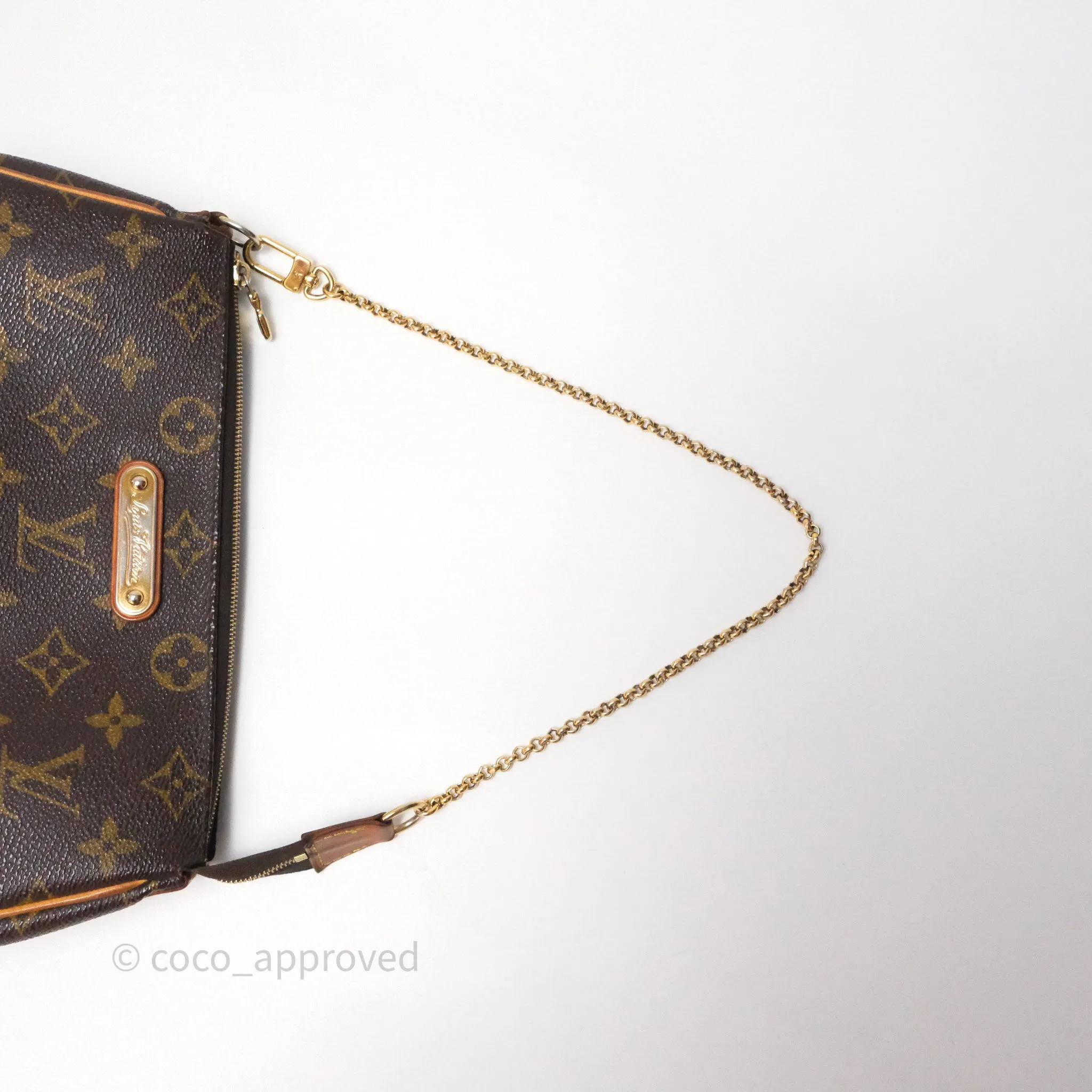 Louis Vuitton Eva Shoulder Bag Monogram Coated Canvas
