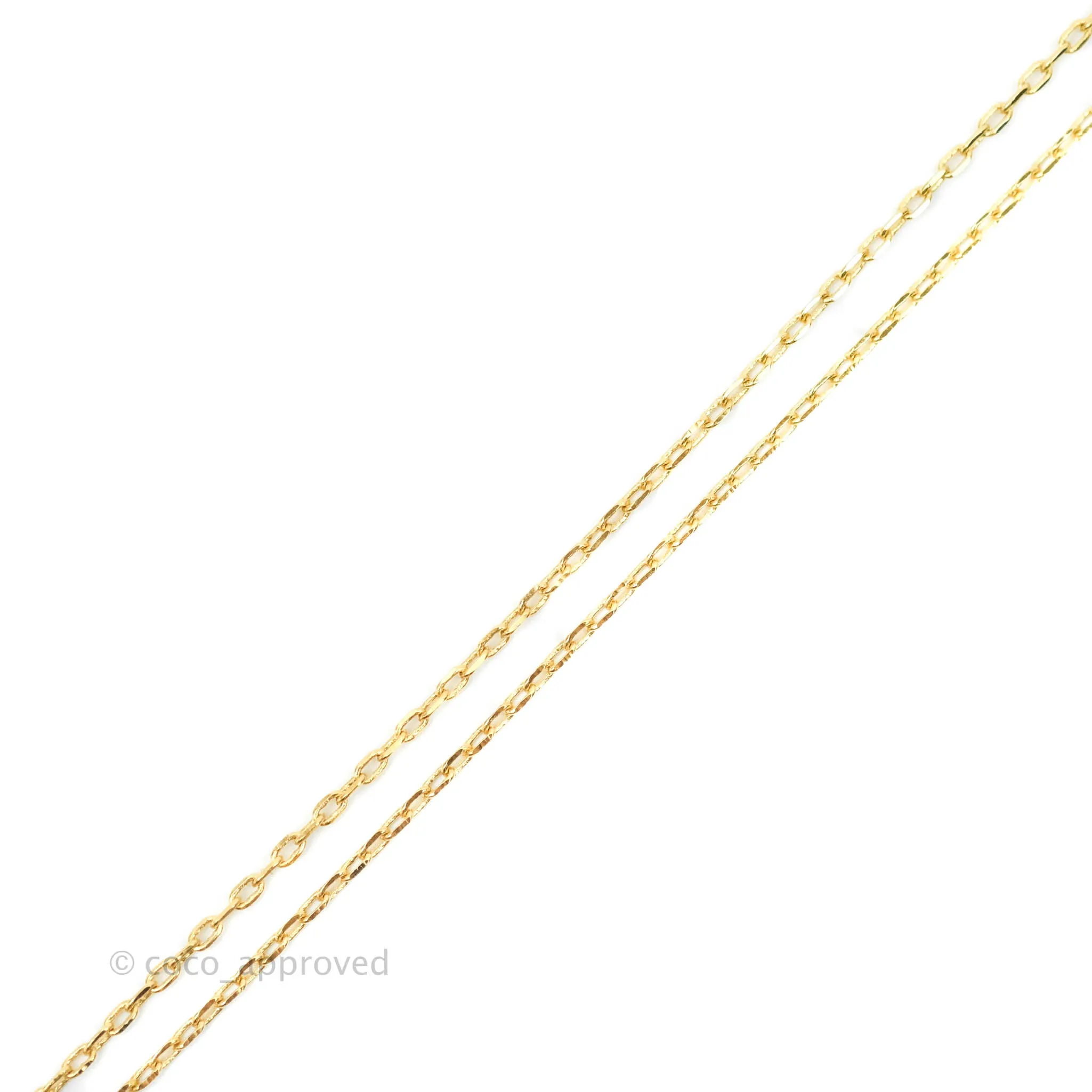 Louis Vuitton Fall In Love Heart Necklace Gold Tone