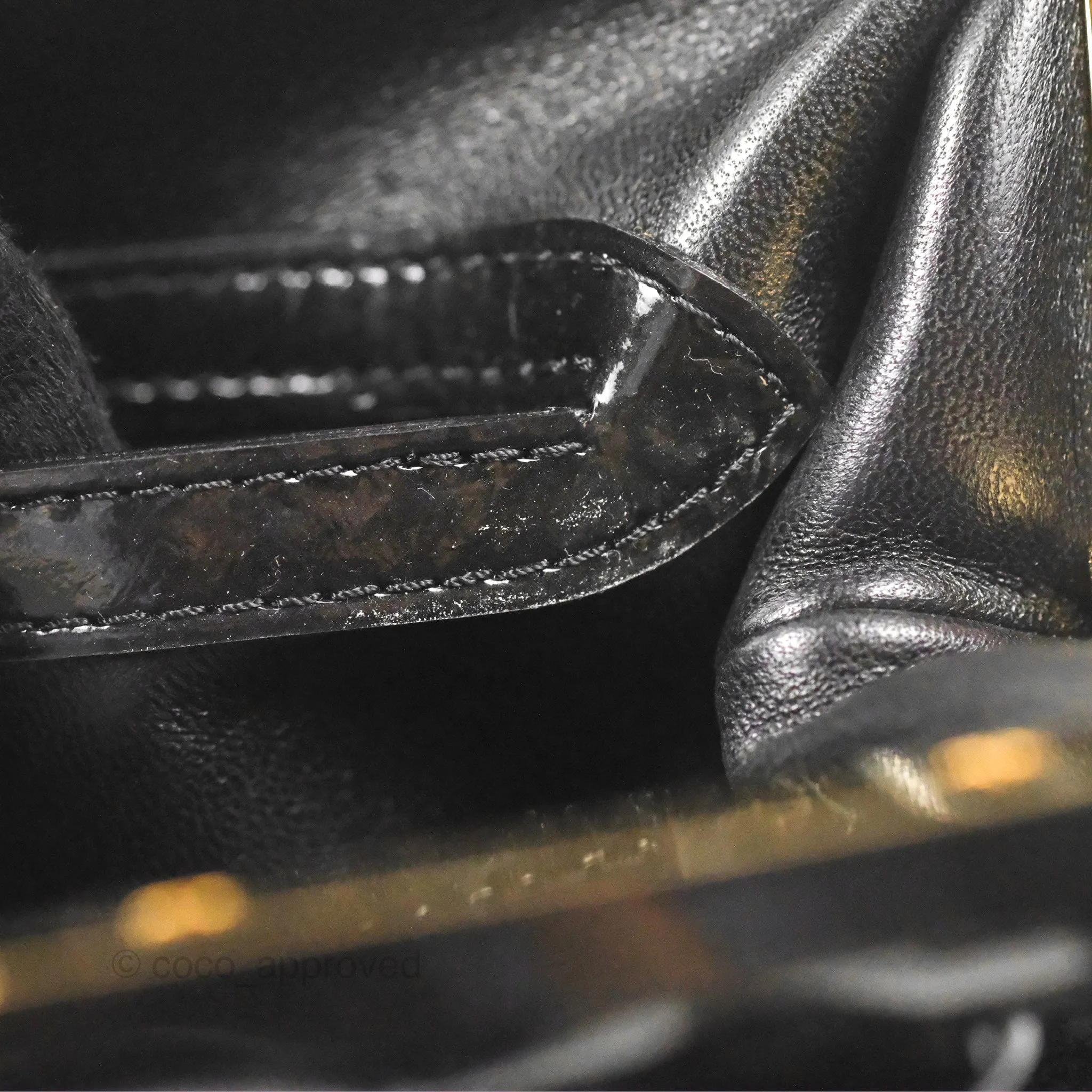 Louis Vuitton Fascination Lockit BB Frame Patent Black