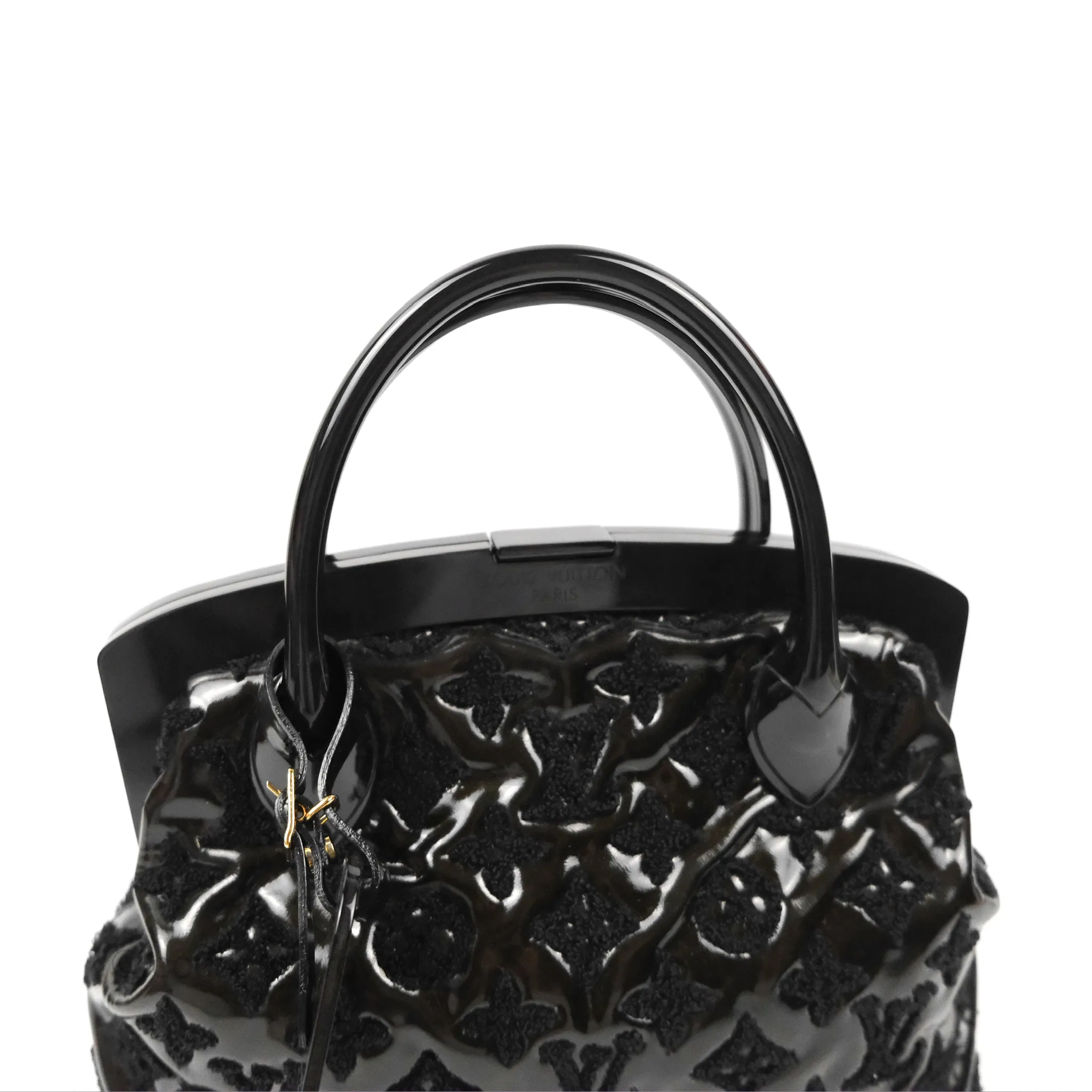 Louis Vuitton Fascination Lockit BB Frame Patent Black