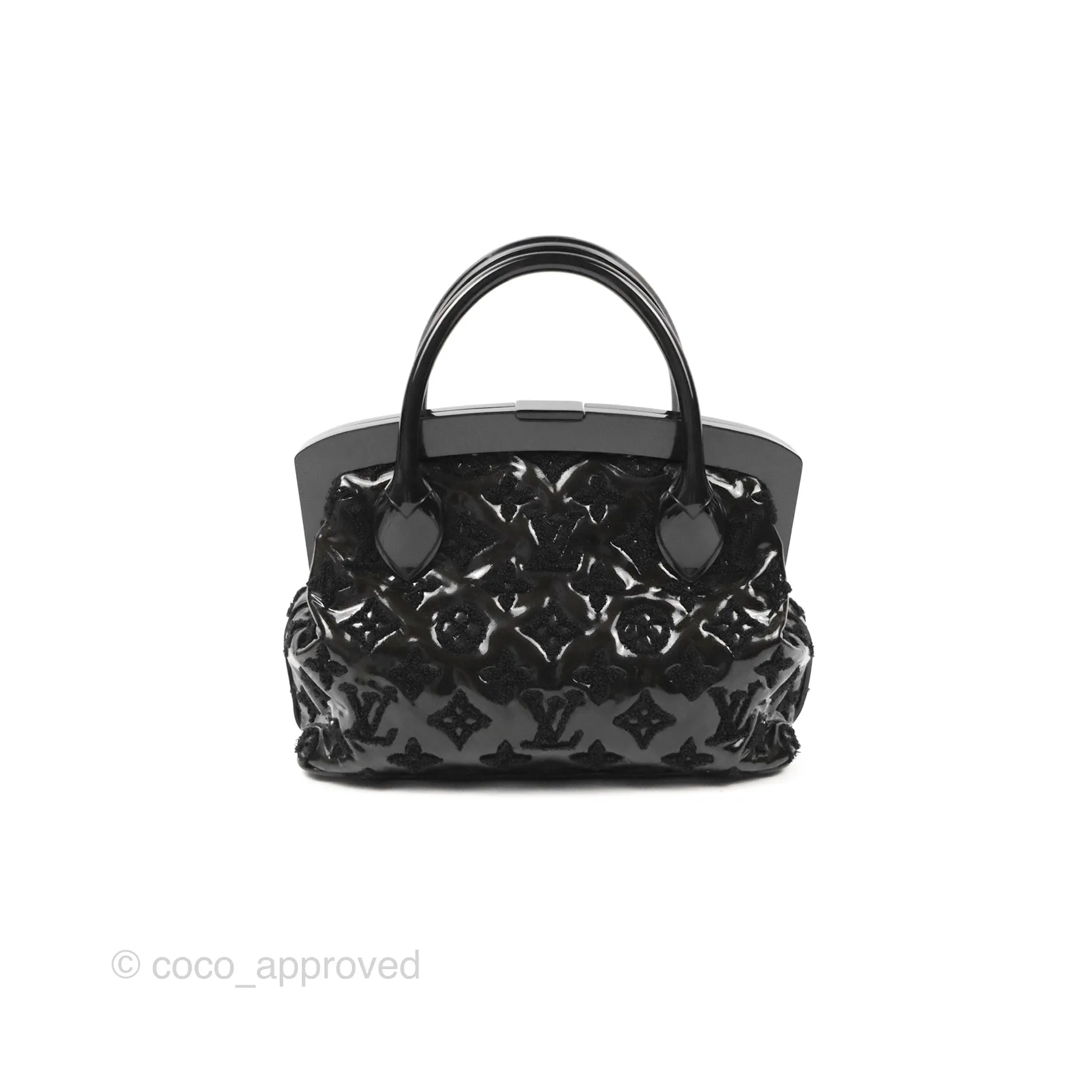 Louis Vuitton Fascination Lockit BB Frame Patent Black