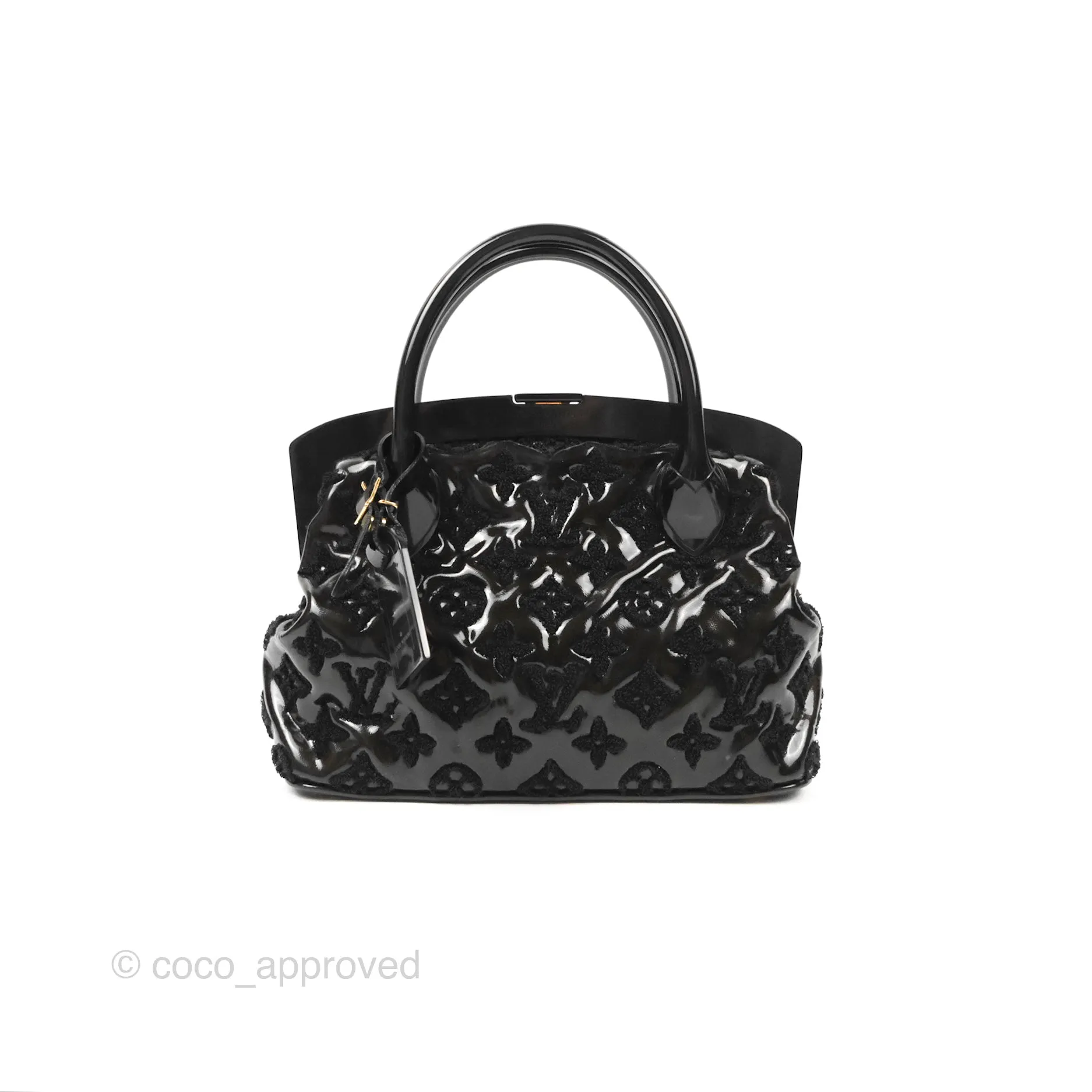 Louis Vuitton Fascination Lockit BB Frame Patent Black