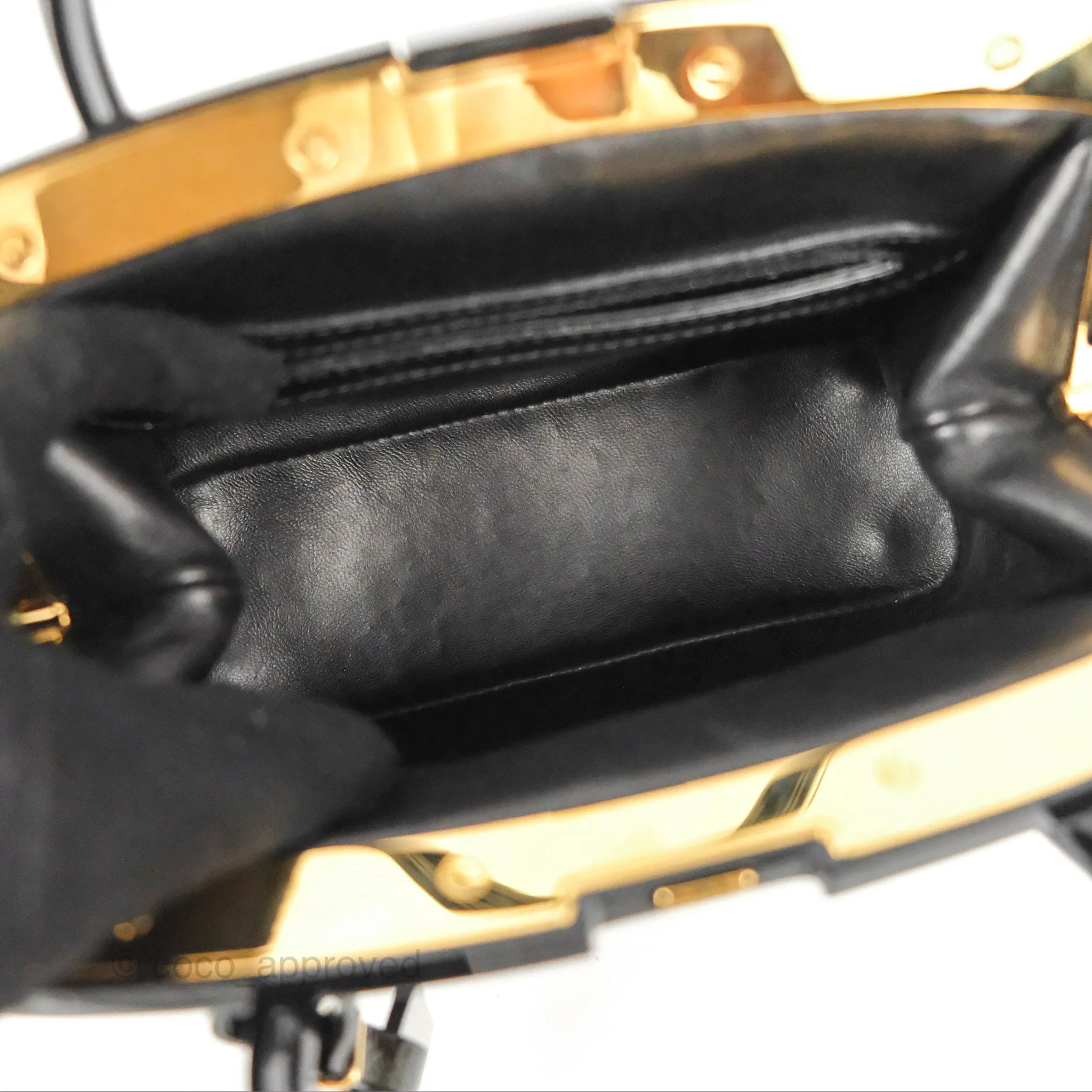 Louis Vuitton Fascination Lockit BB Frame Patent Black