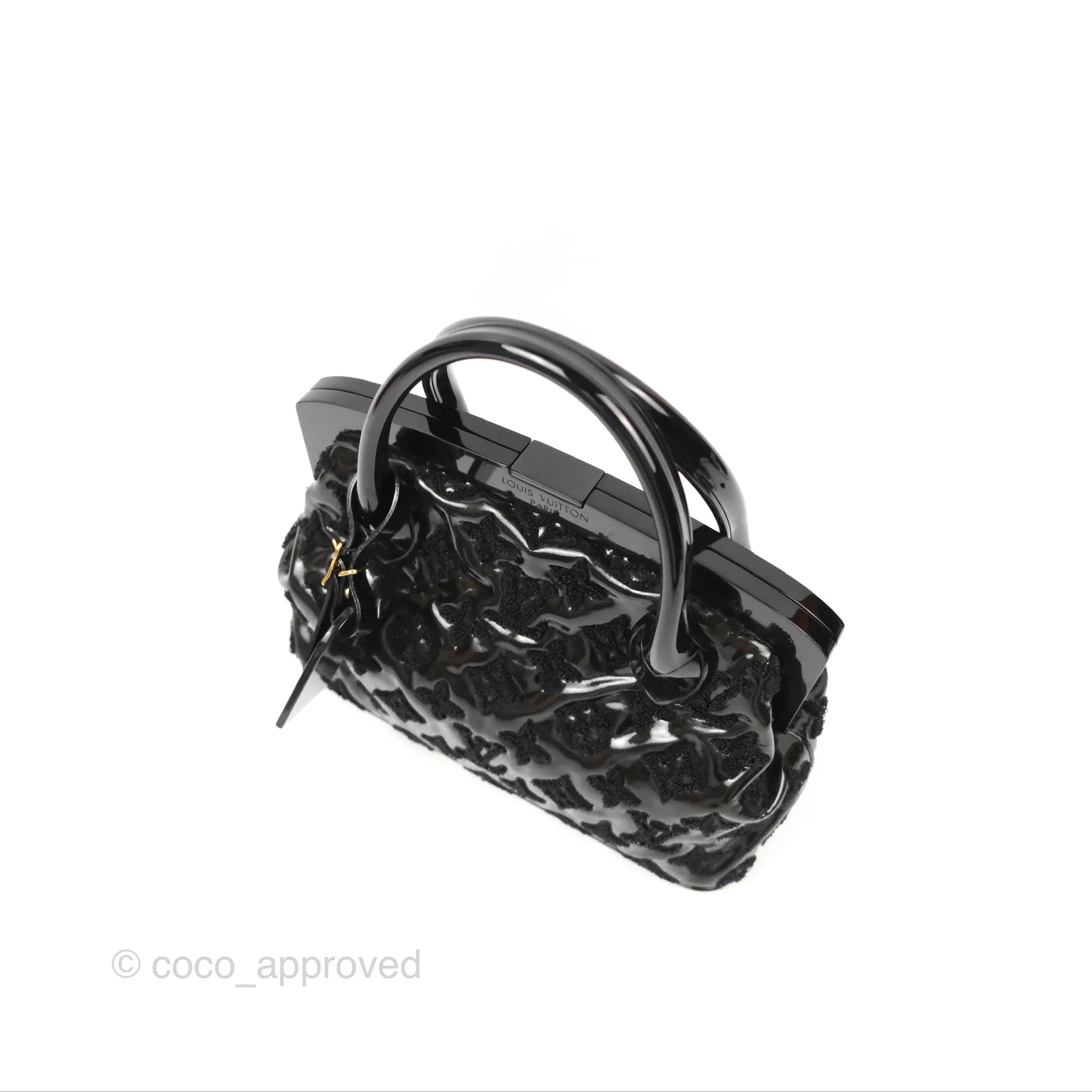 Louis Vuitton Fascination Lockit BB Frame Patent Black