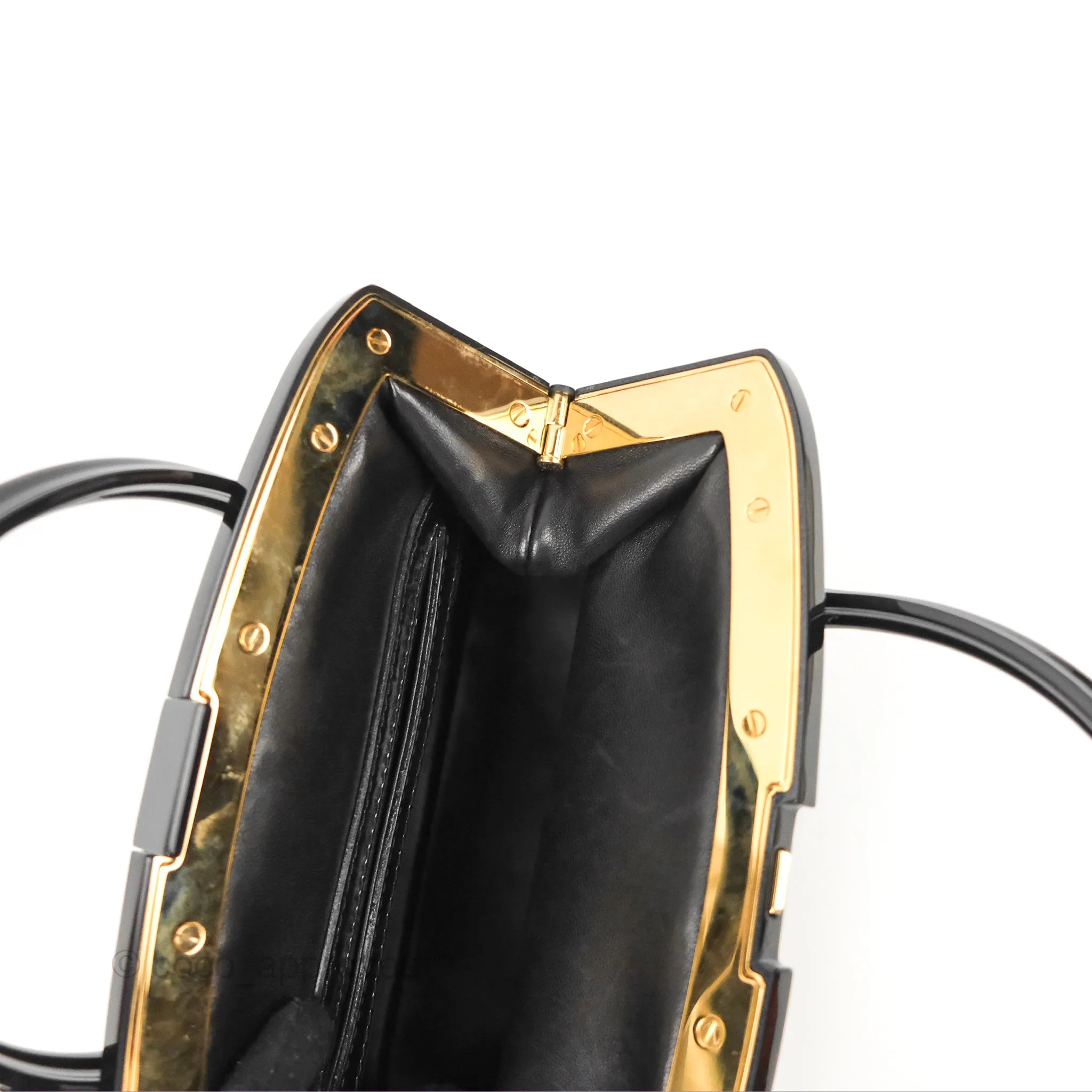 Louis Vuitton Fascination Lockit BB Frame Patent Black